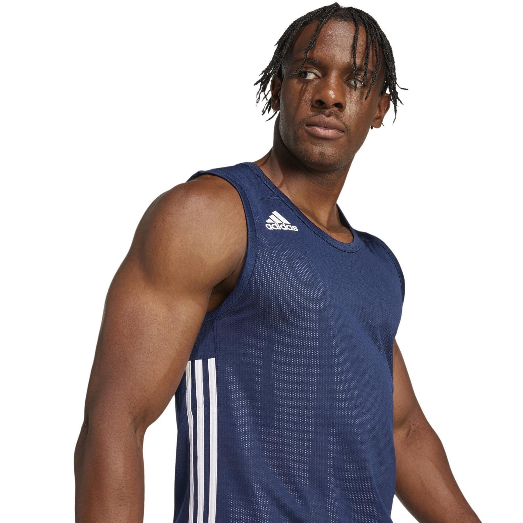 adidas Mens Spee Rev Jrs Basketball Jersey
