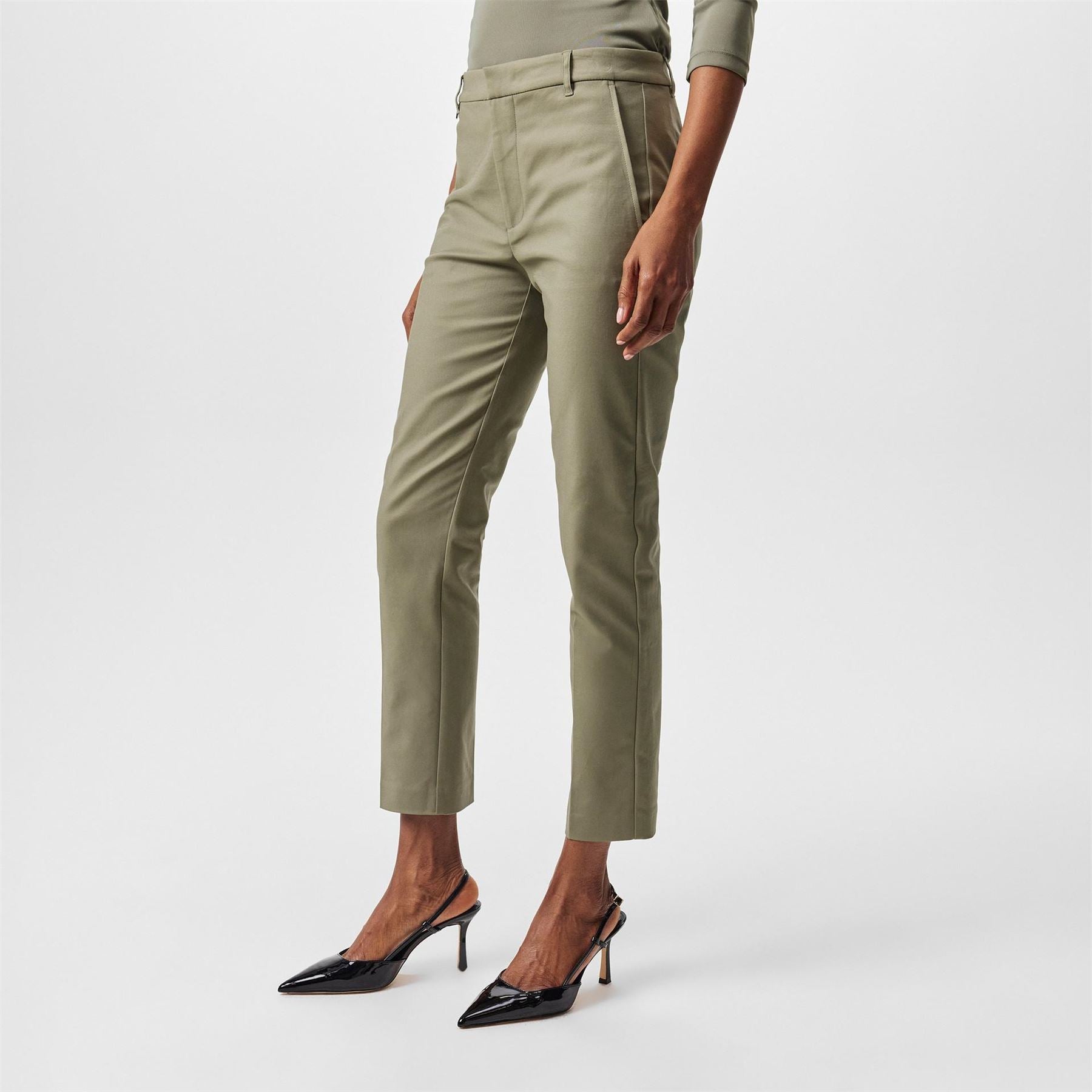 Lauren by Ralph Lauren Faced Stretch Trousers