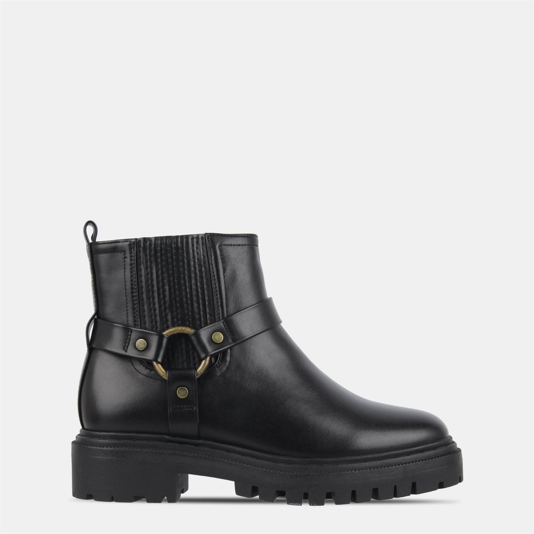 Jack Wills Motorcycle Boots with Lug Sole