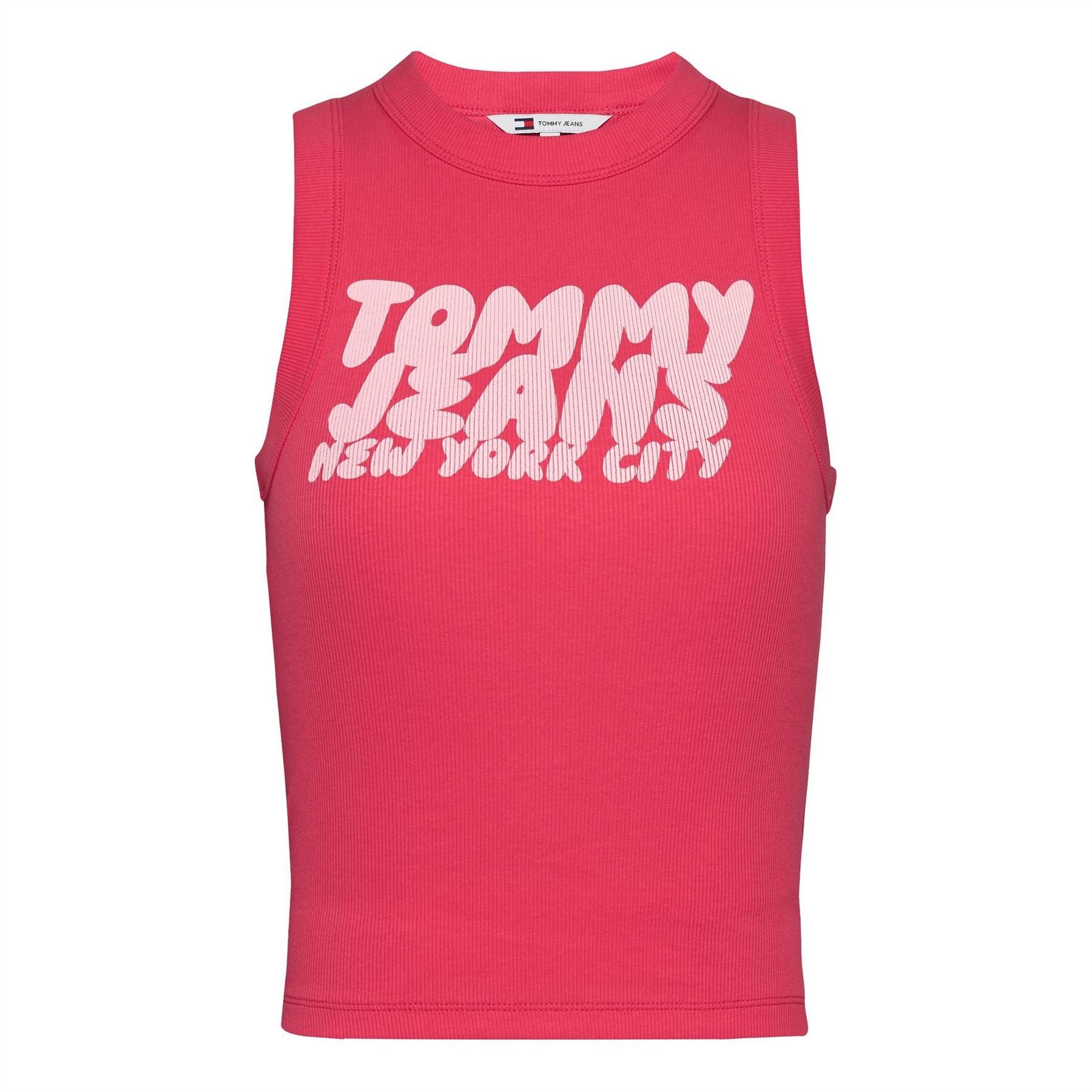 Tommy Jeans Slim Fit Lettering Bubble Tank