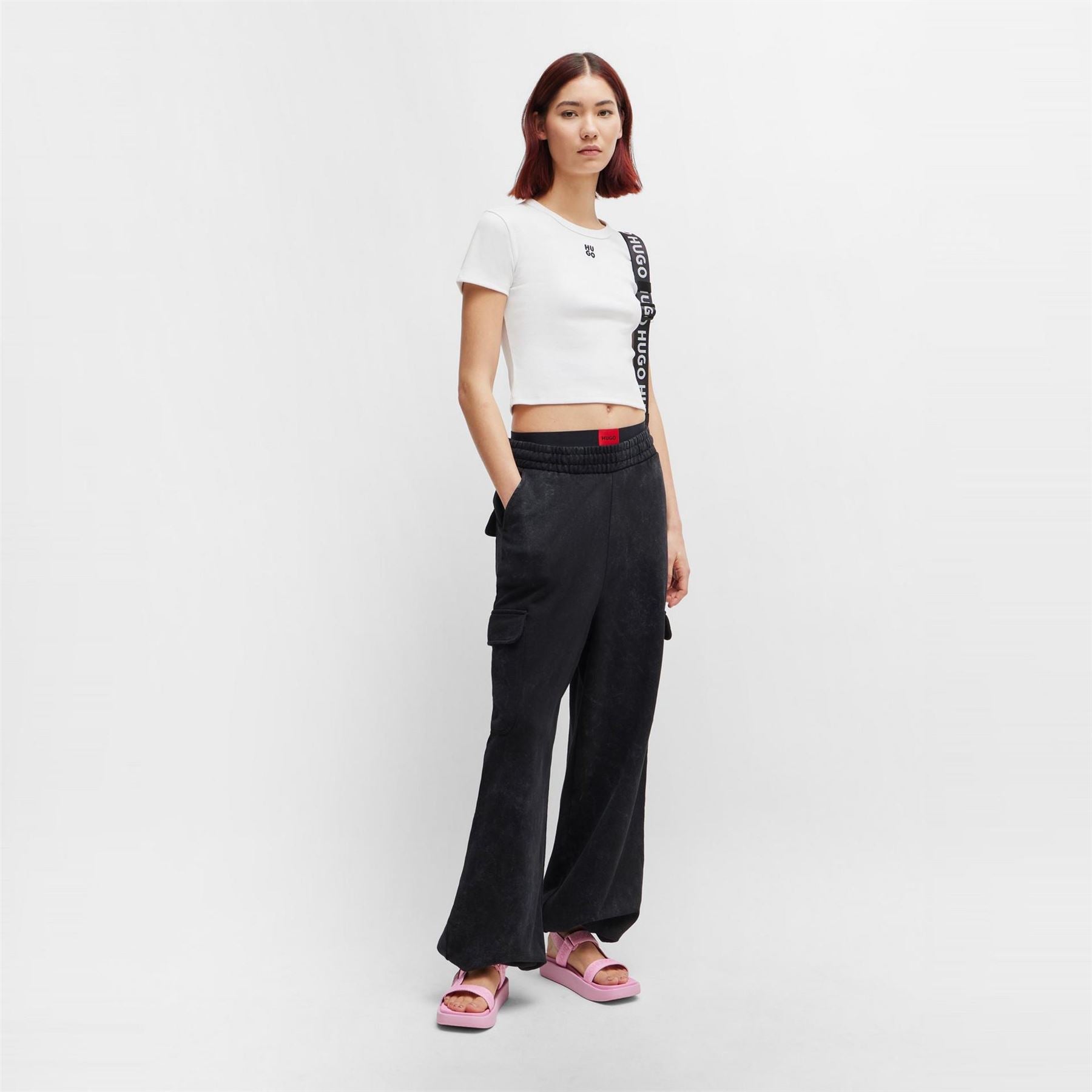 Hugo Delanor Cropped T-Shirt