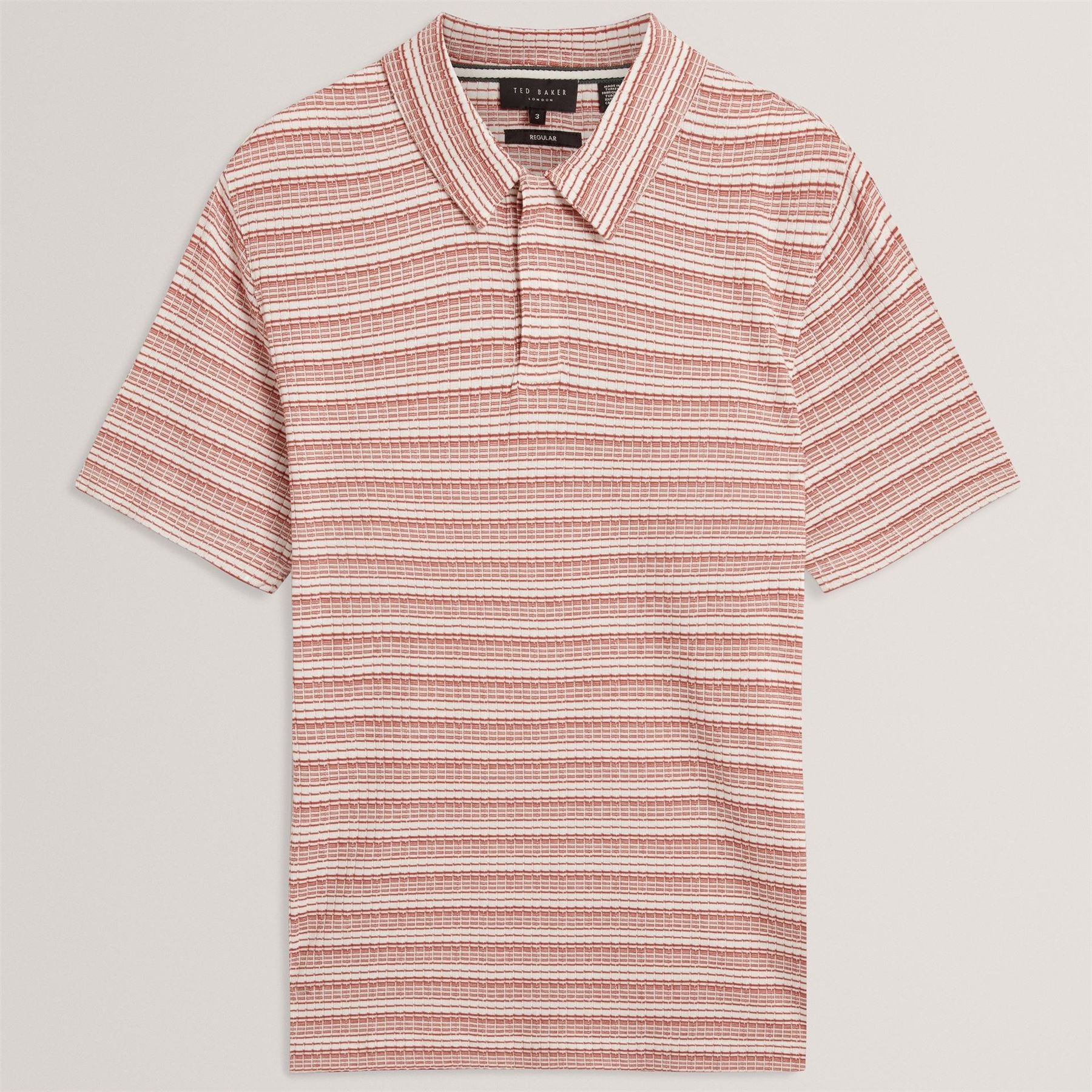 Ted Baker Ss Striped Polo Sn62