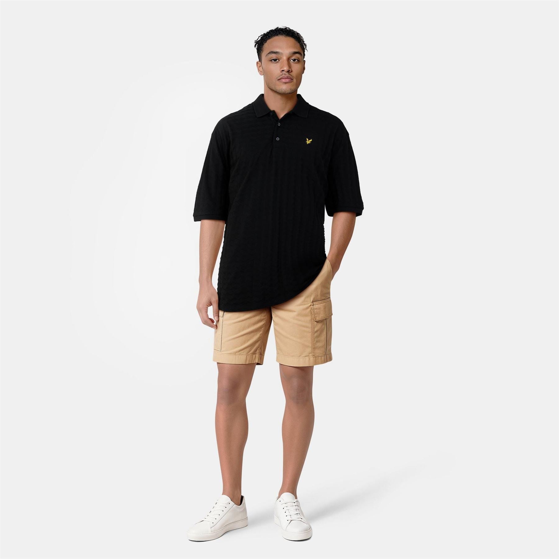 Lyle and Scott Argyle Regular Fit Short Sleeve Top