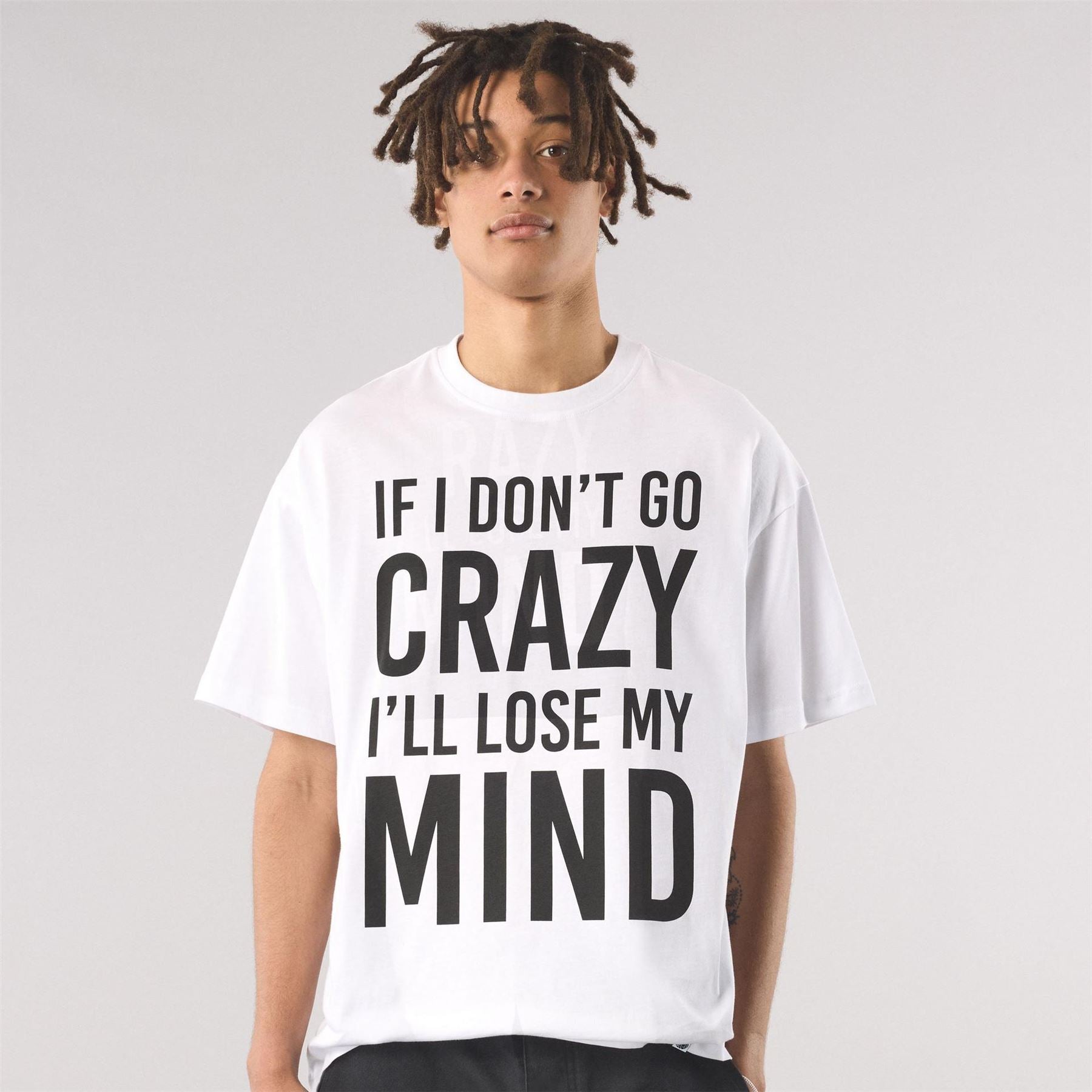 Pretty Green Regular Fit Crew Neck Lettering T-Shirt