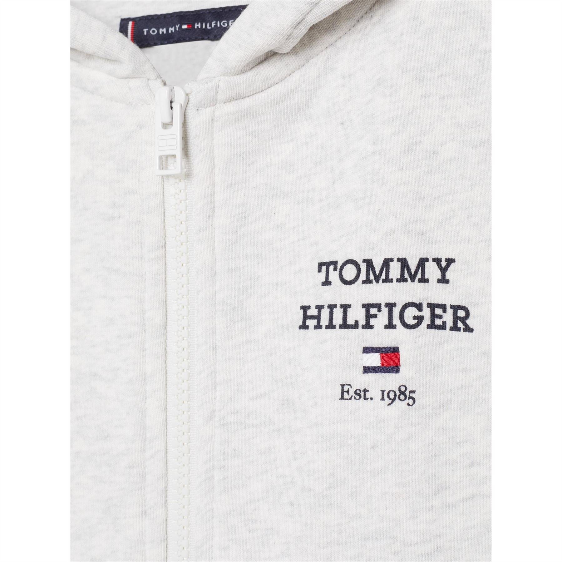 Tommy Hilfiger Logo Zip Hoodie Juniors
