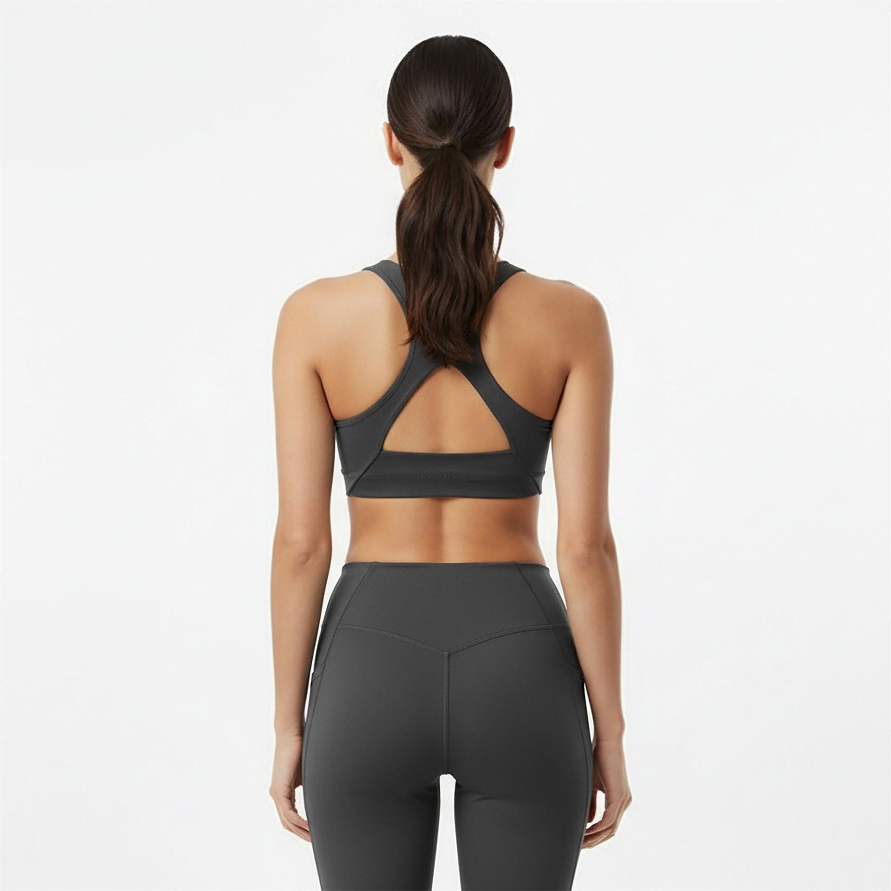 USA Pro Cropped Scoop Neck Compression Bra