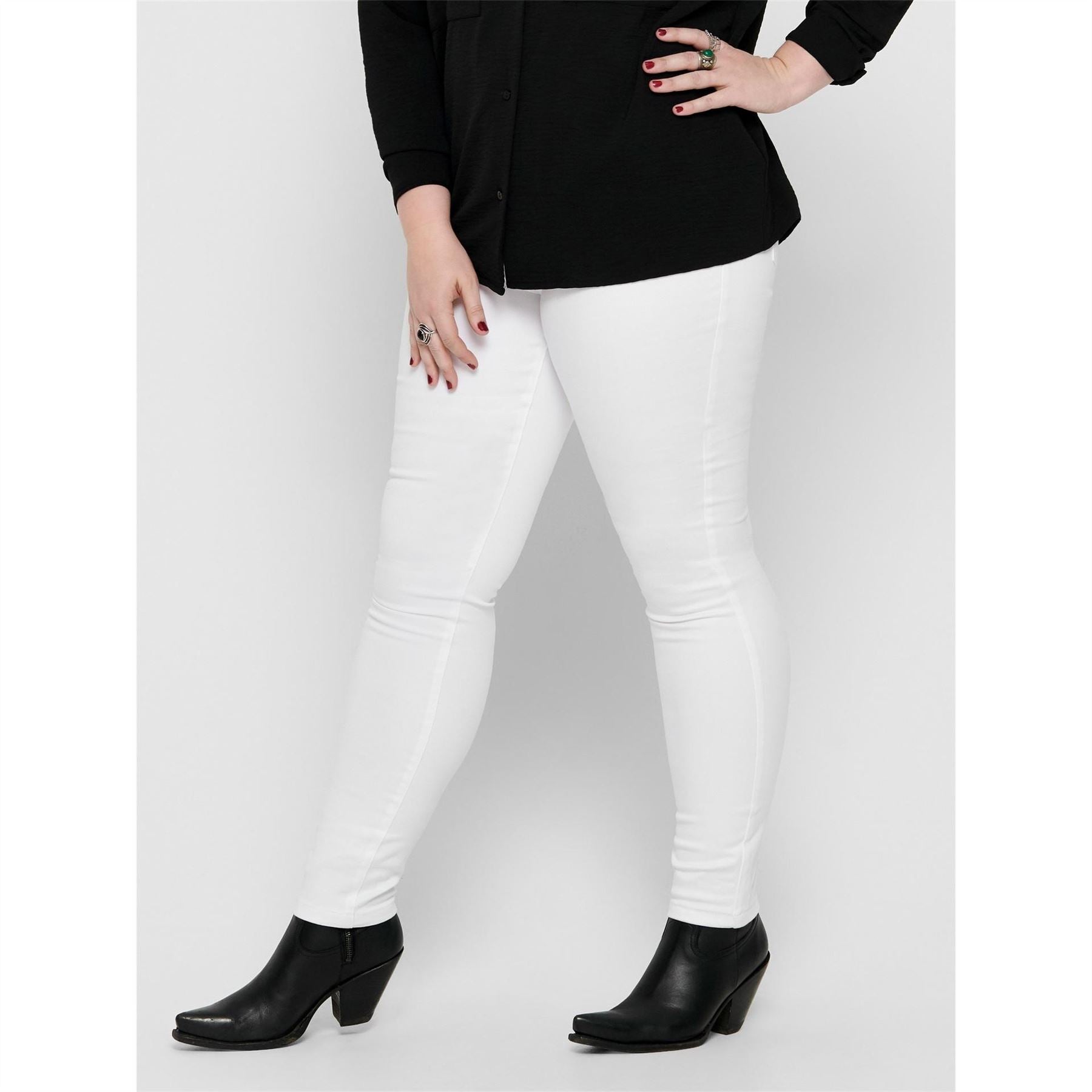 Only Solid Patterned Skinny Fit Jeggings