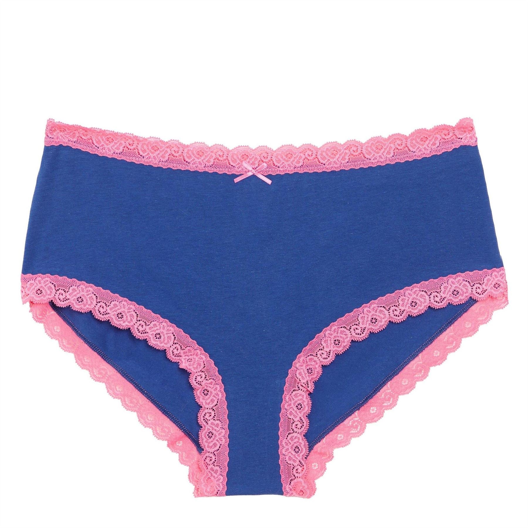 Be You Lace Detail 5 Pack Shortie Briefs