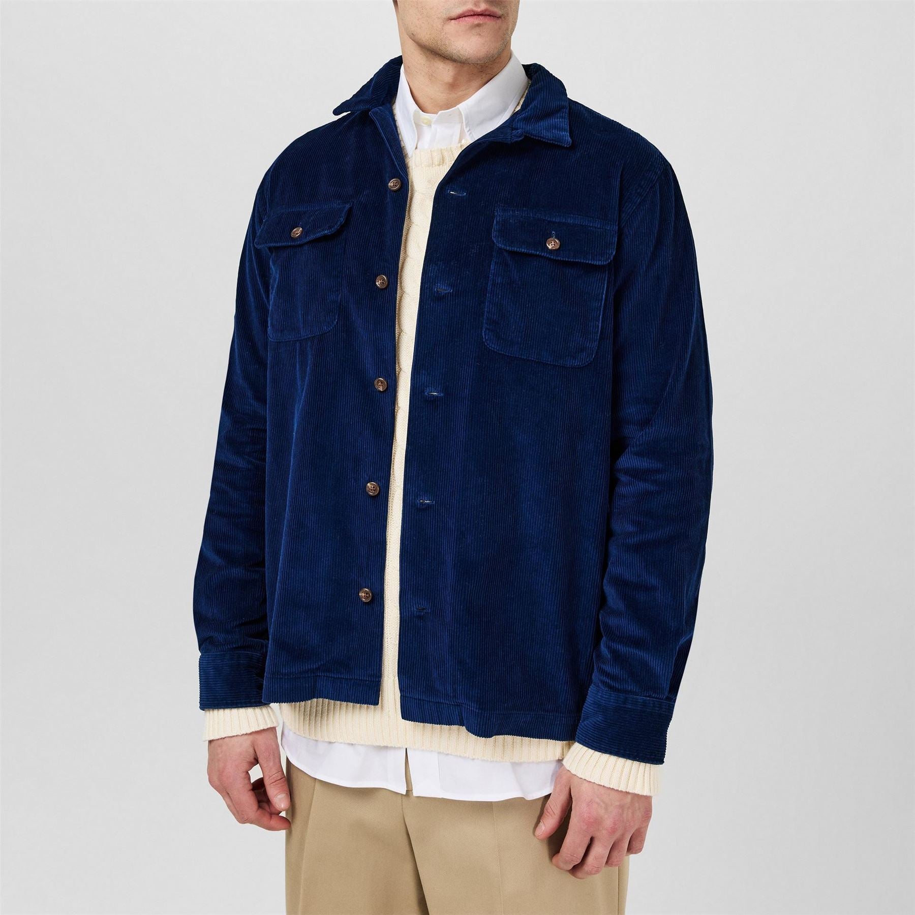 Polo Ralph Lauren Cord Overshirt Regular Fit Jacket