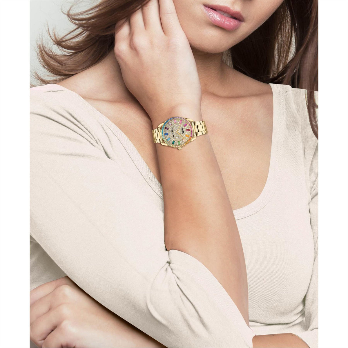 Coach Gold Plated Preston Watch