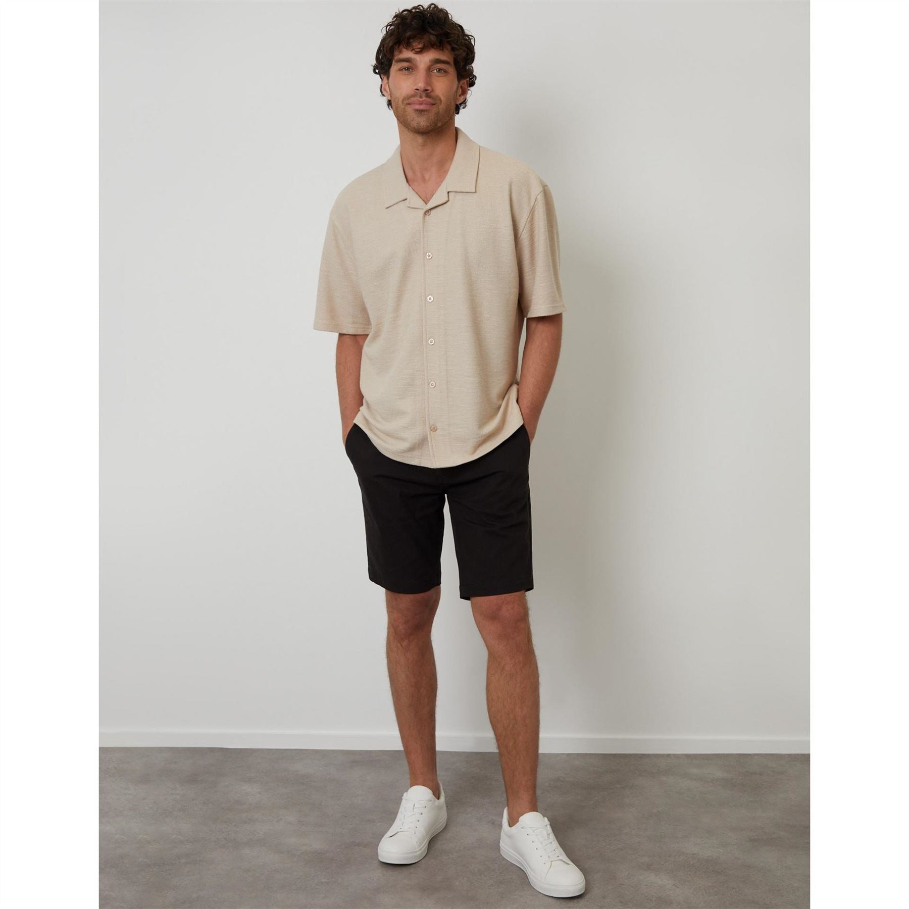 Threadbare Antti Relaxed Fit Short Sleeve Shirt