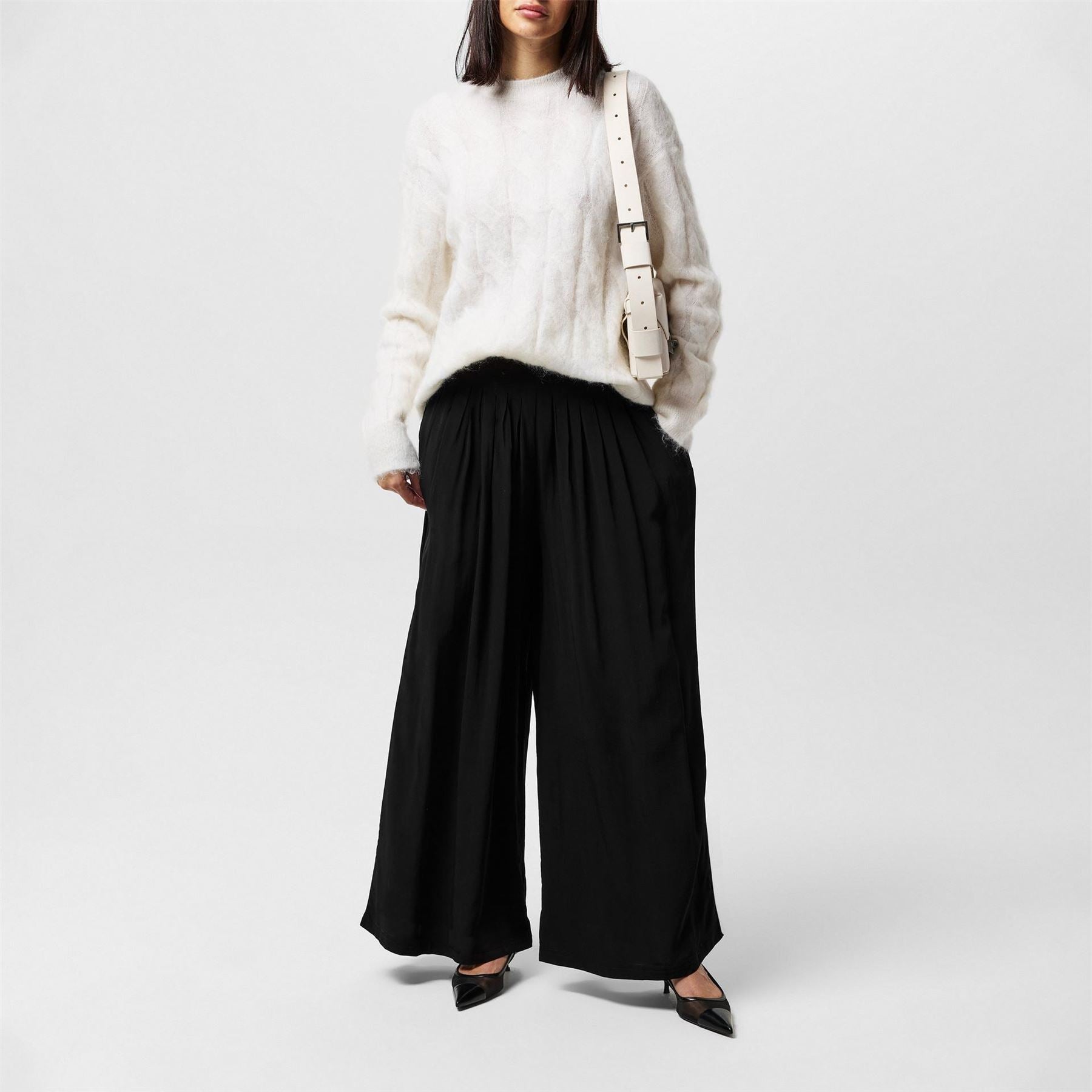 AllSaints Sirius Long Sleeve Relaxed Fit Sweater