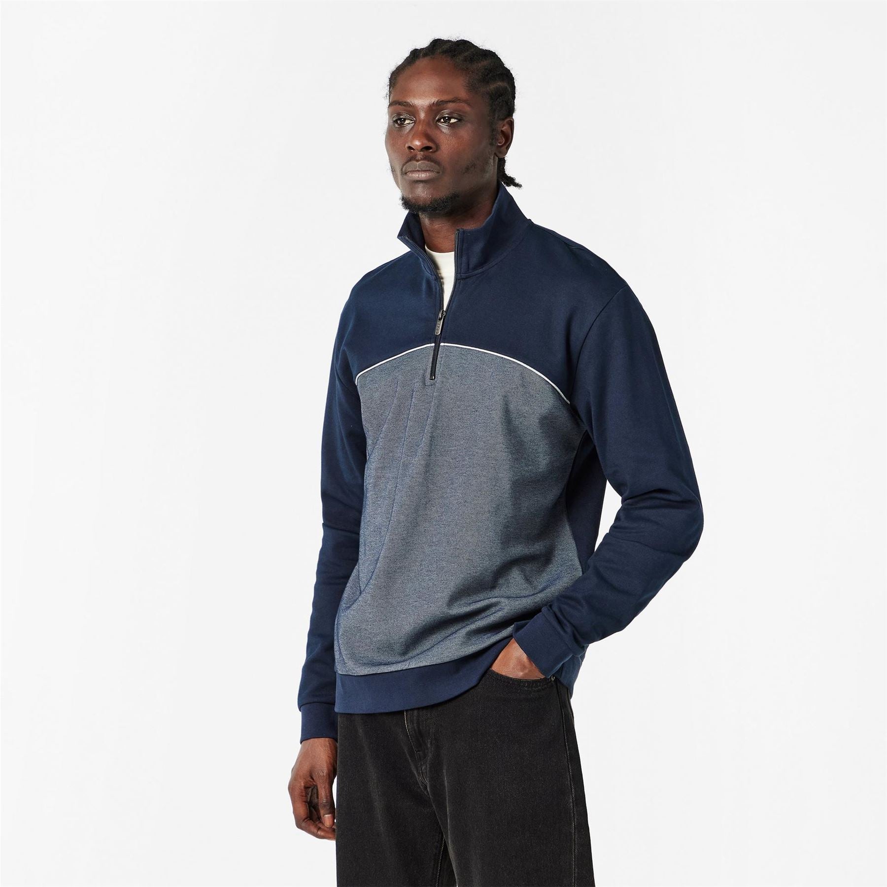 Boss Tracksuit Quarter Jacket 10269555