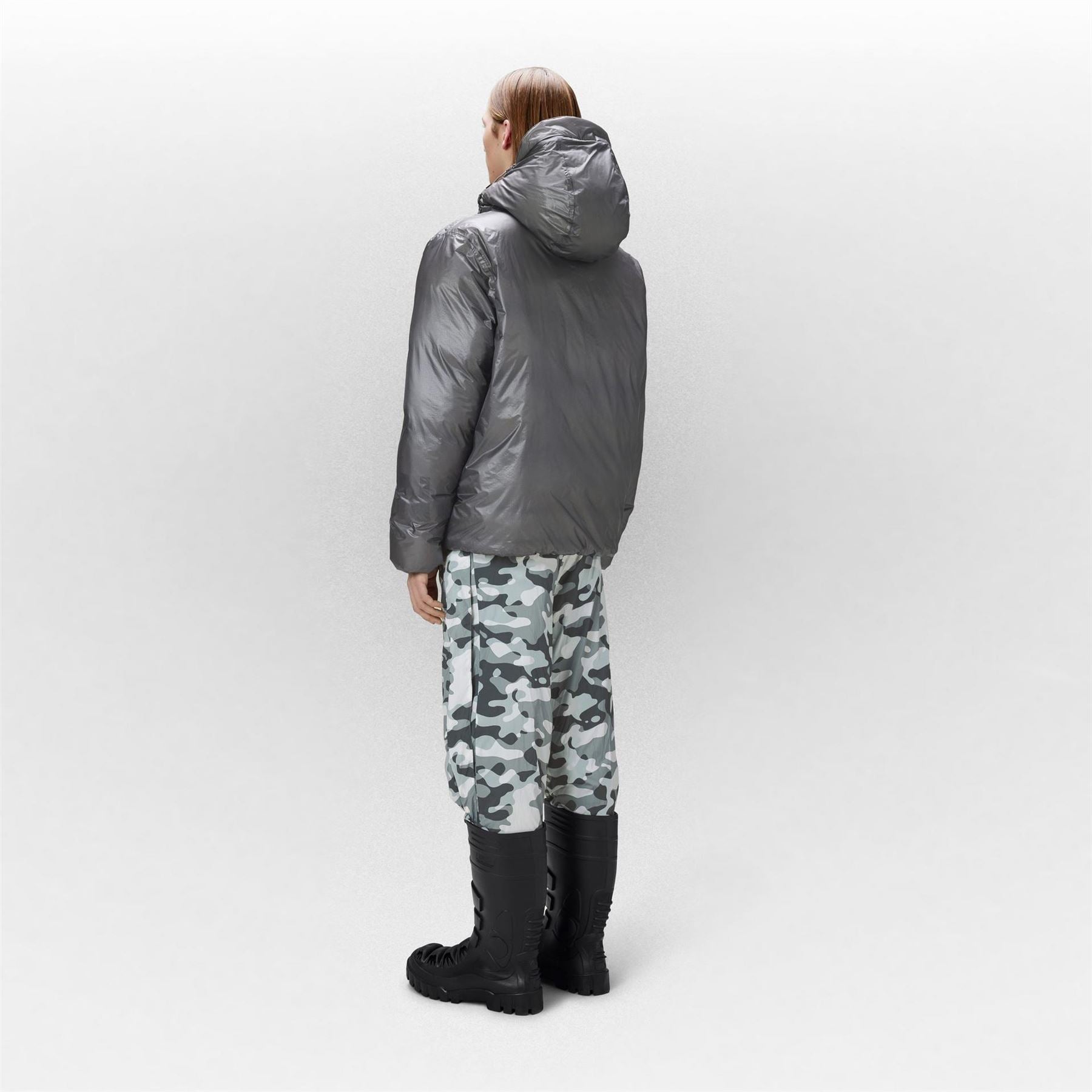 Rains Weather Resistant Short Puffer Jacket
