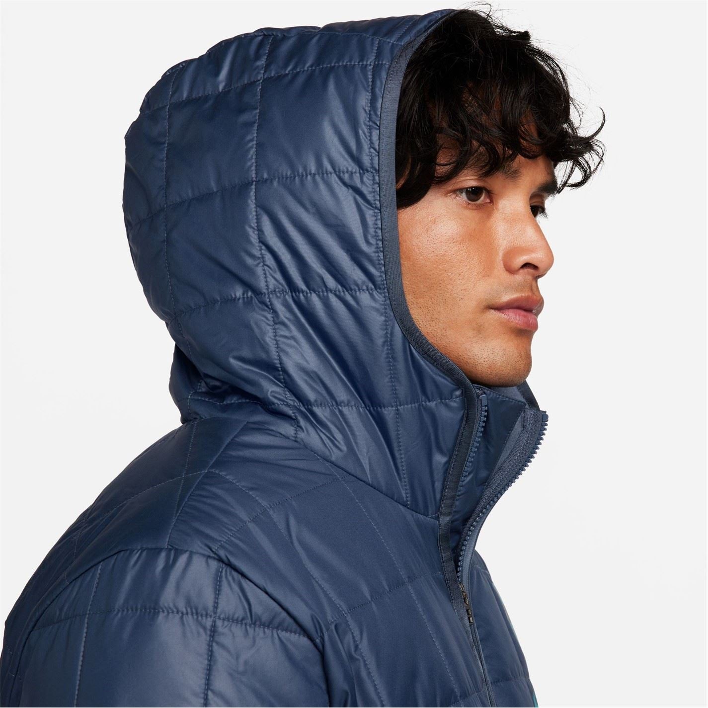 Nike Mens Barcelona Football Synthetic Fill Jacket