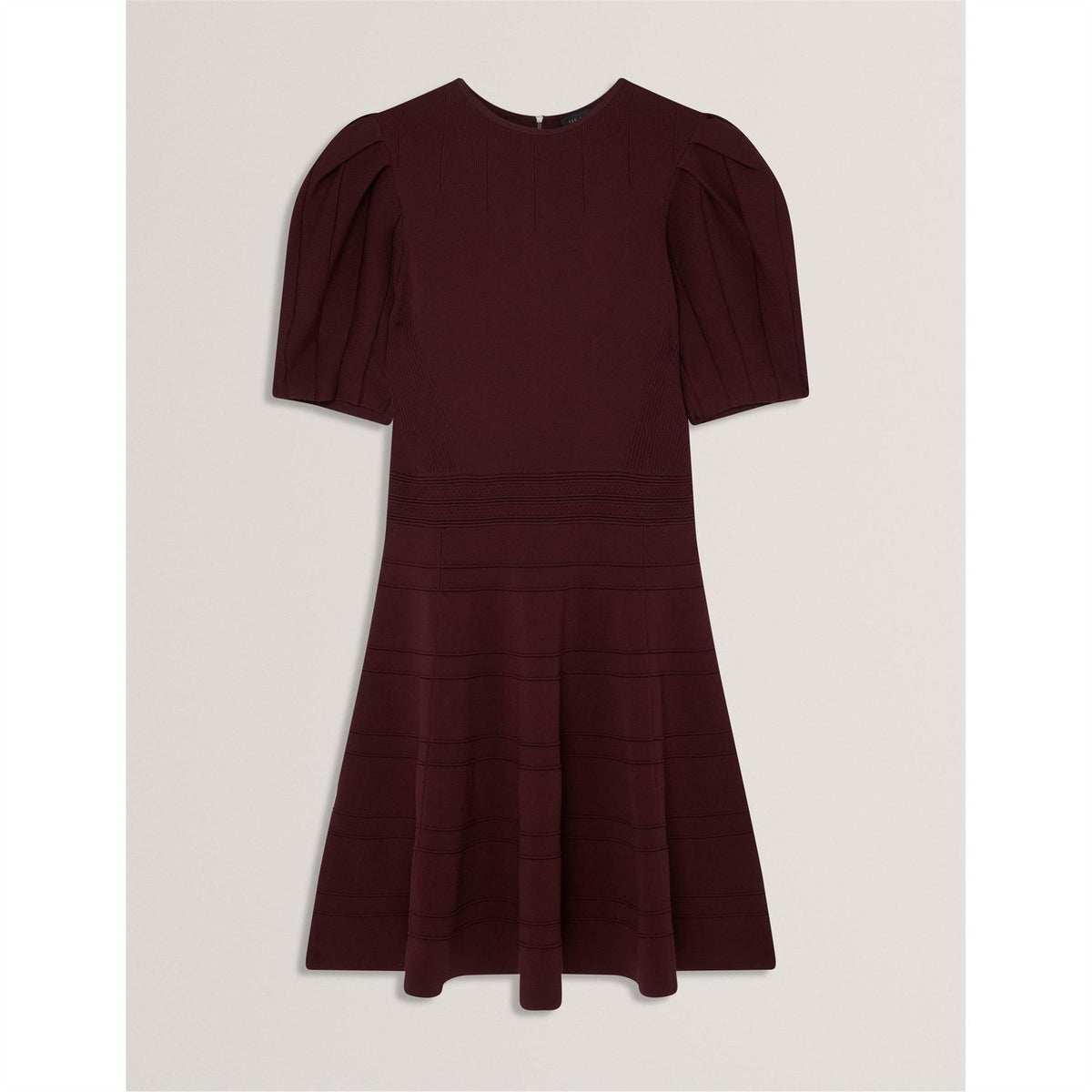 Ted Baker Knit Crew Neck Short Sleeve Skater Dress