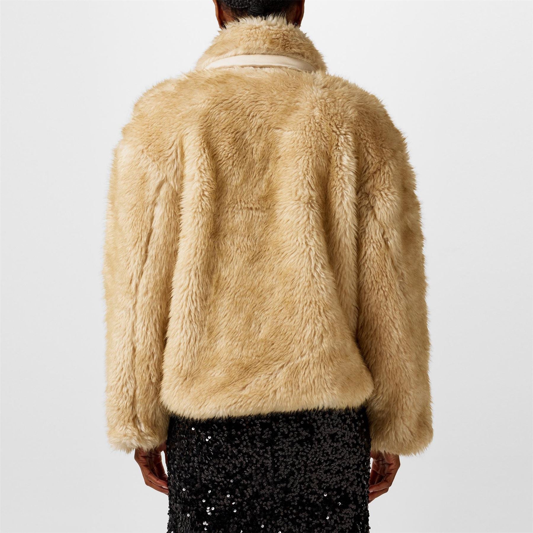 Bardot Faux Fur Jacket