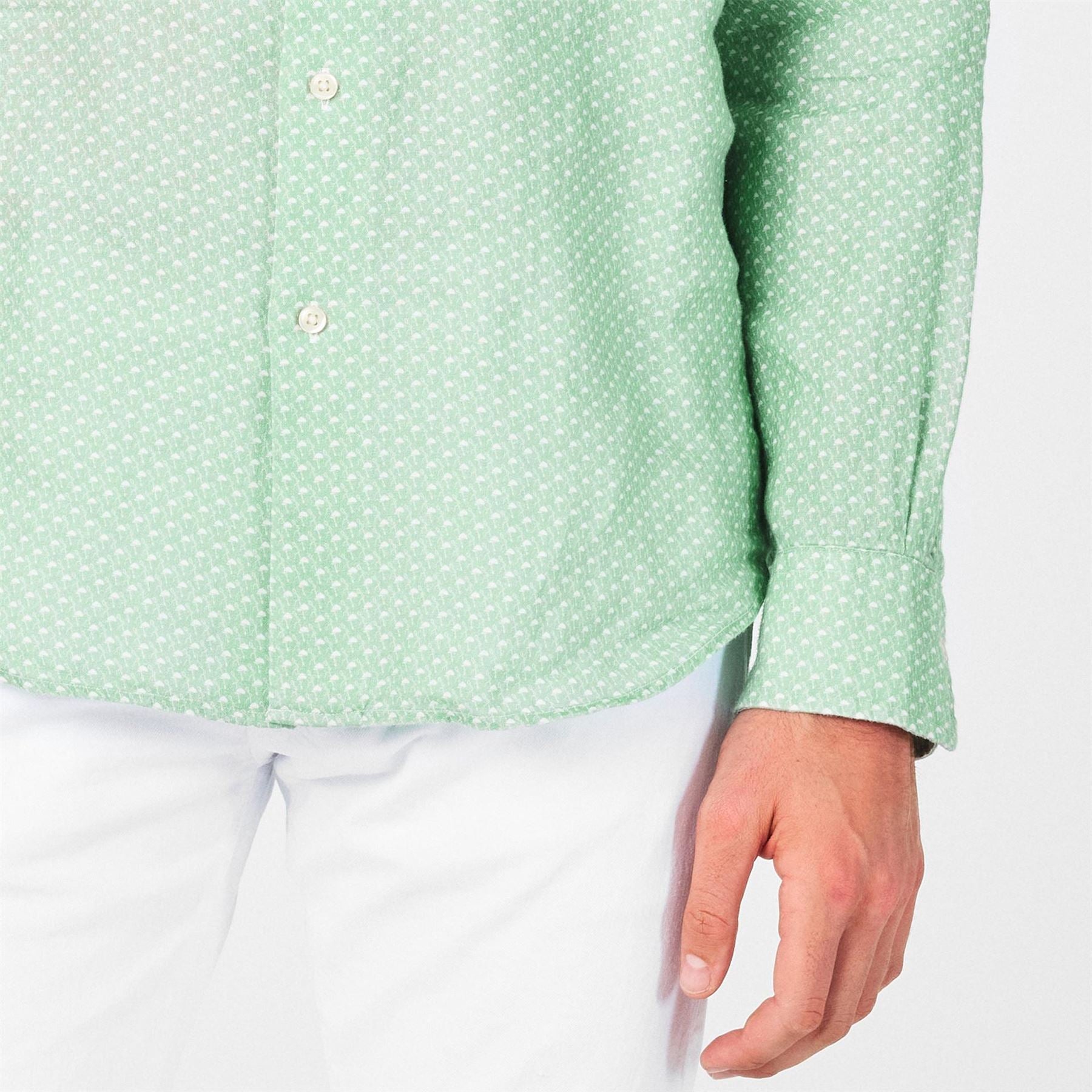 Polo Ralph Lauren Regular Fit Cuff Sleeve Point Collar Shirt