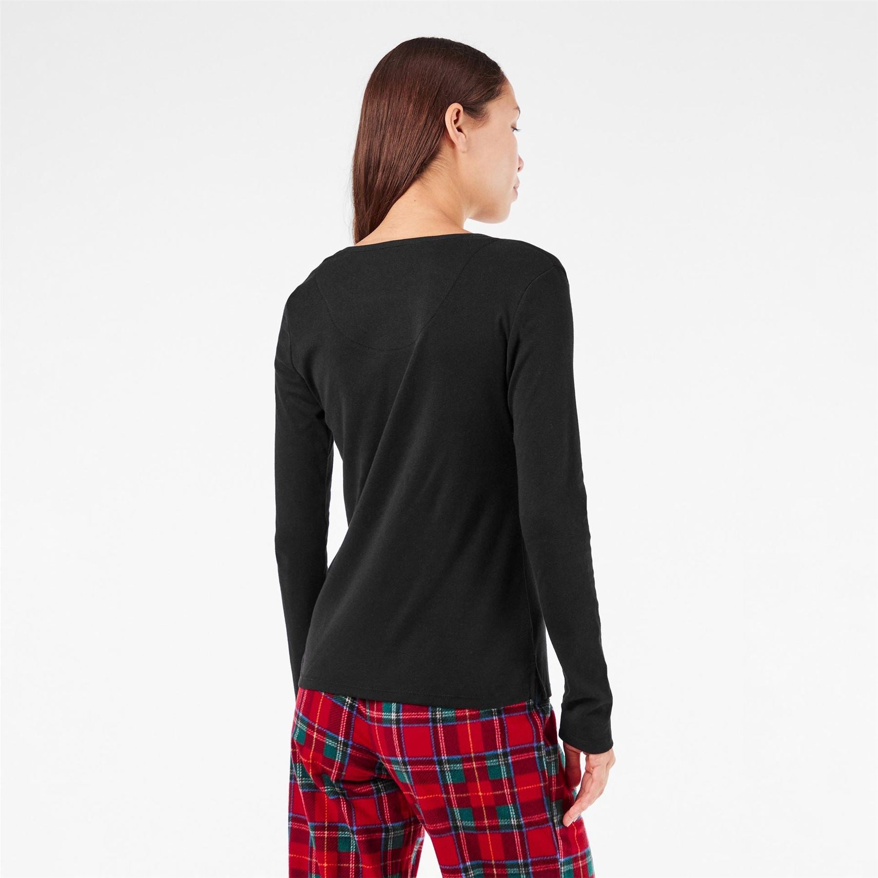 Lauren by Ralph Lauren Fleece Crew Neck Long Sleeve Pyjama Set