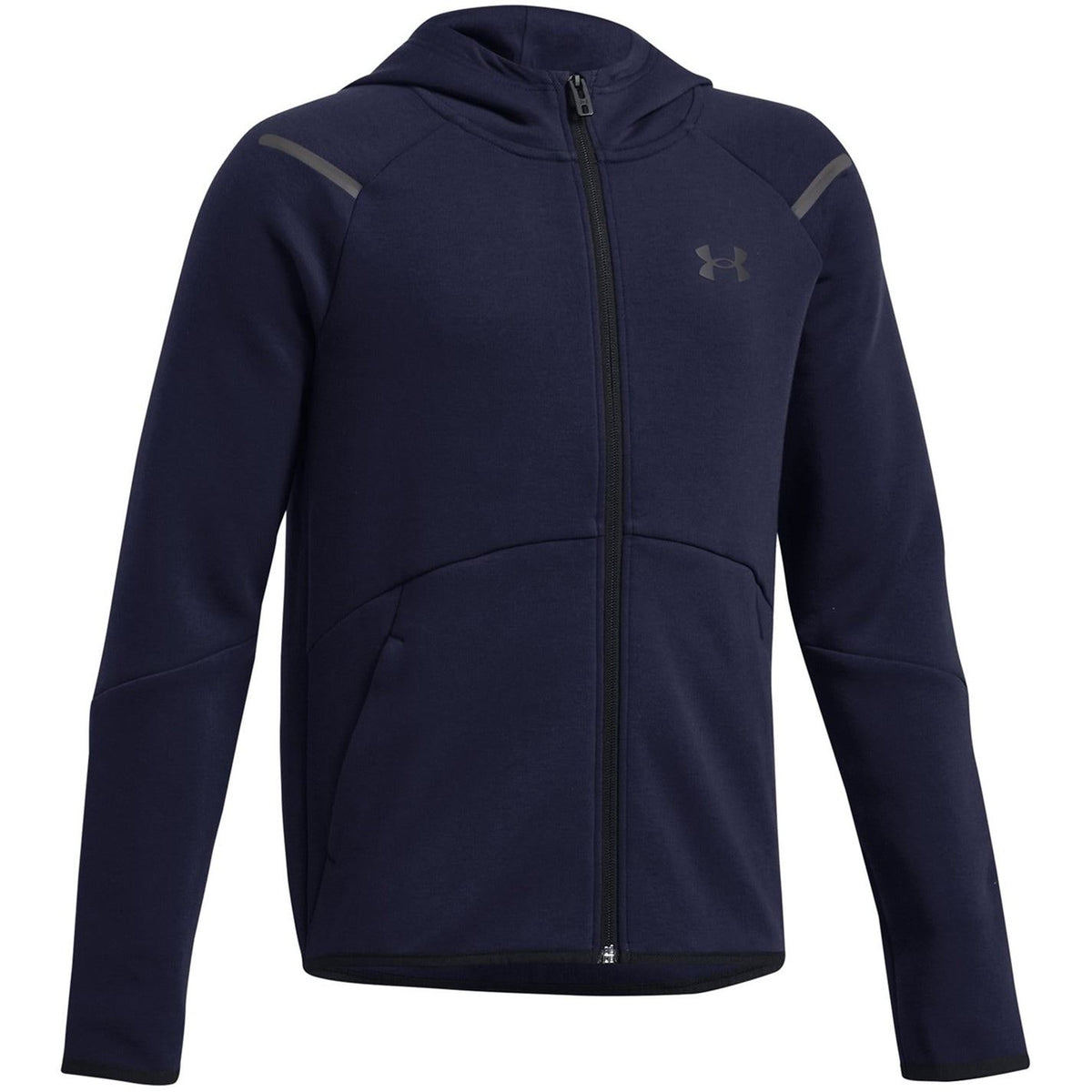 Under Armour Unstoppable Hooded Neck Full Zipper Ribbed Cuff Sweat Jacket