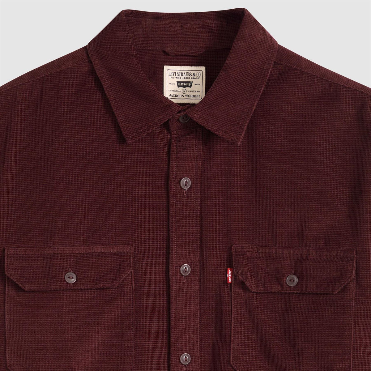 Levis Jackson Collared Long Sleeve Relaxed Fit Shirt