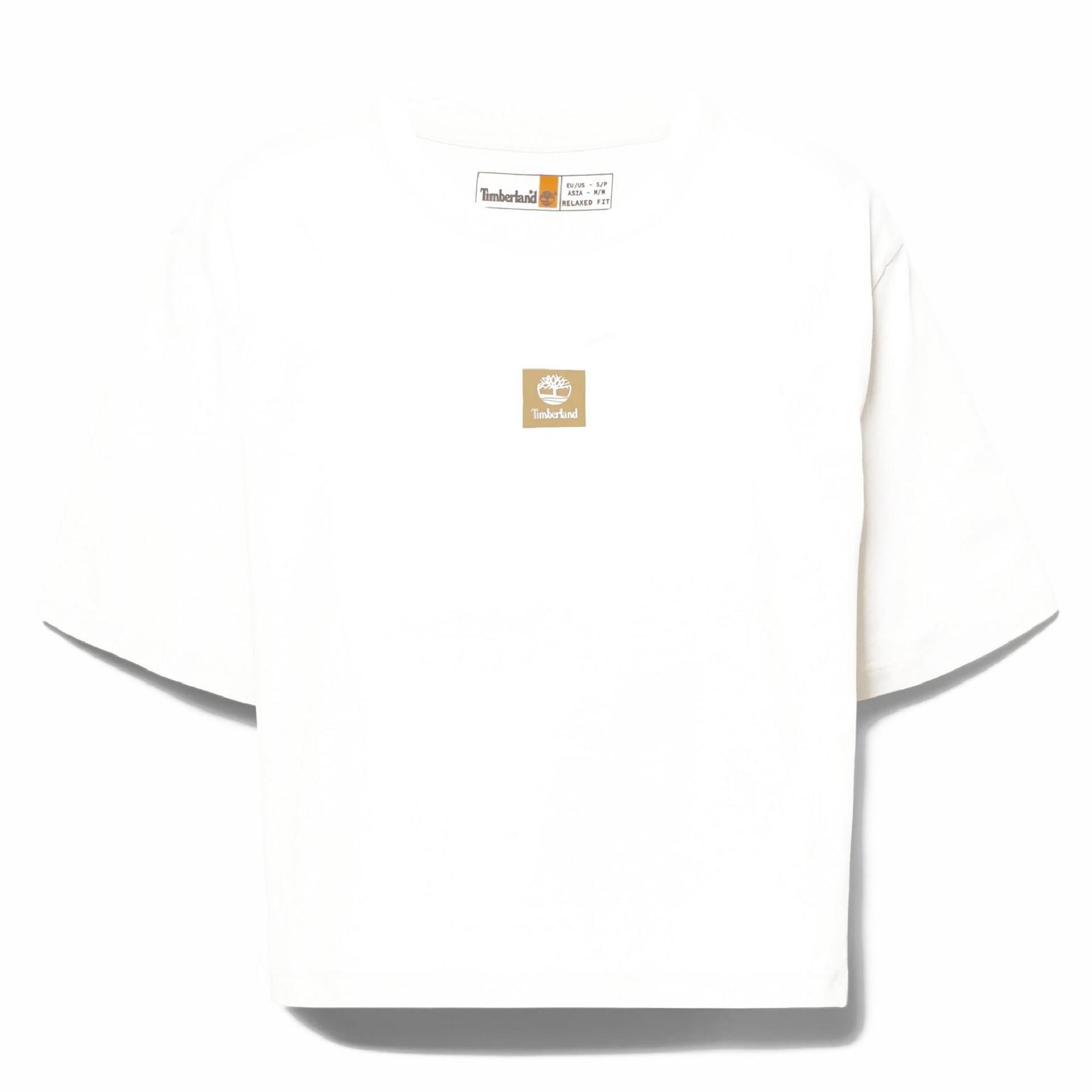 Timberland Stack Logo Cotton Short Sleeve T-Shirt