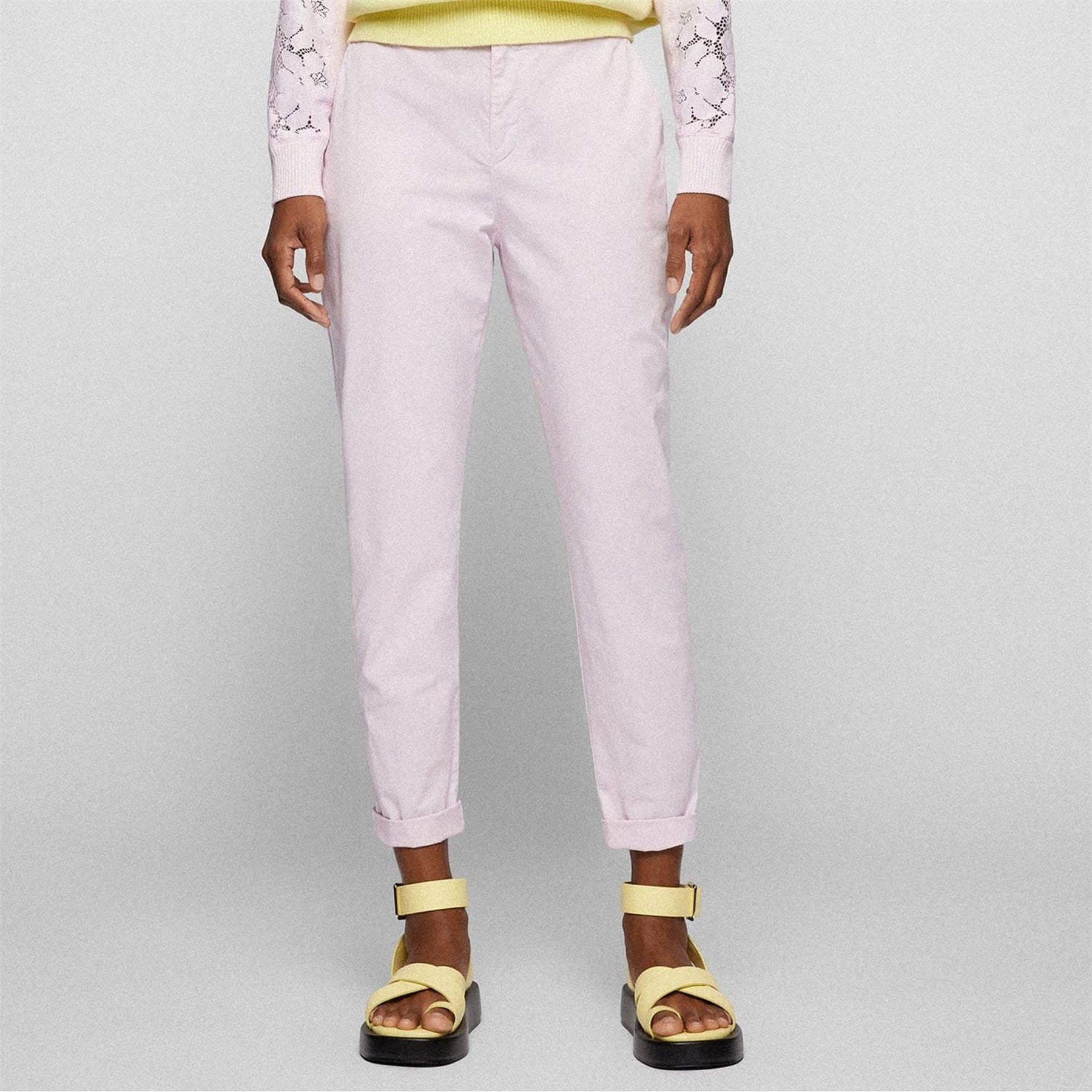 Boss Womens C Tachini2 D 10232926 01 Straight Leg Trousers