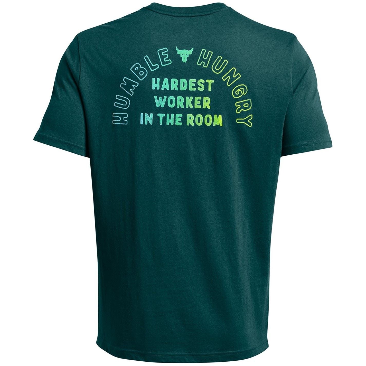 Under Armour Mens Armour Ua Pjt Rck H And H Graphc Ss Gym Top