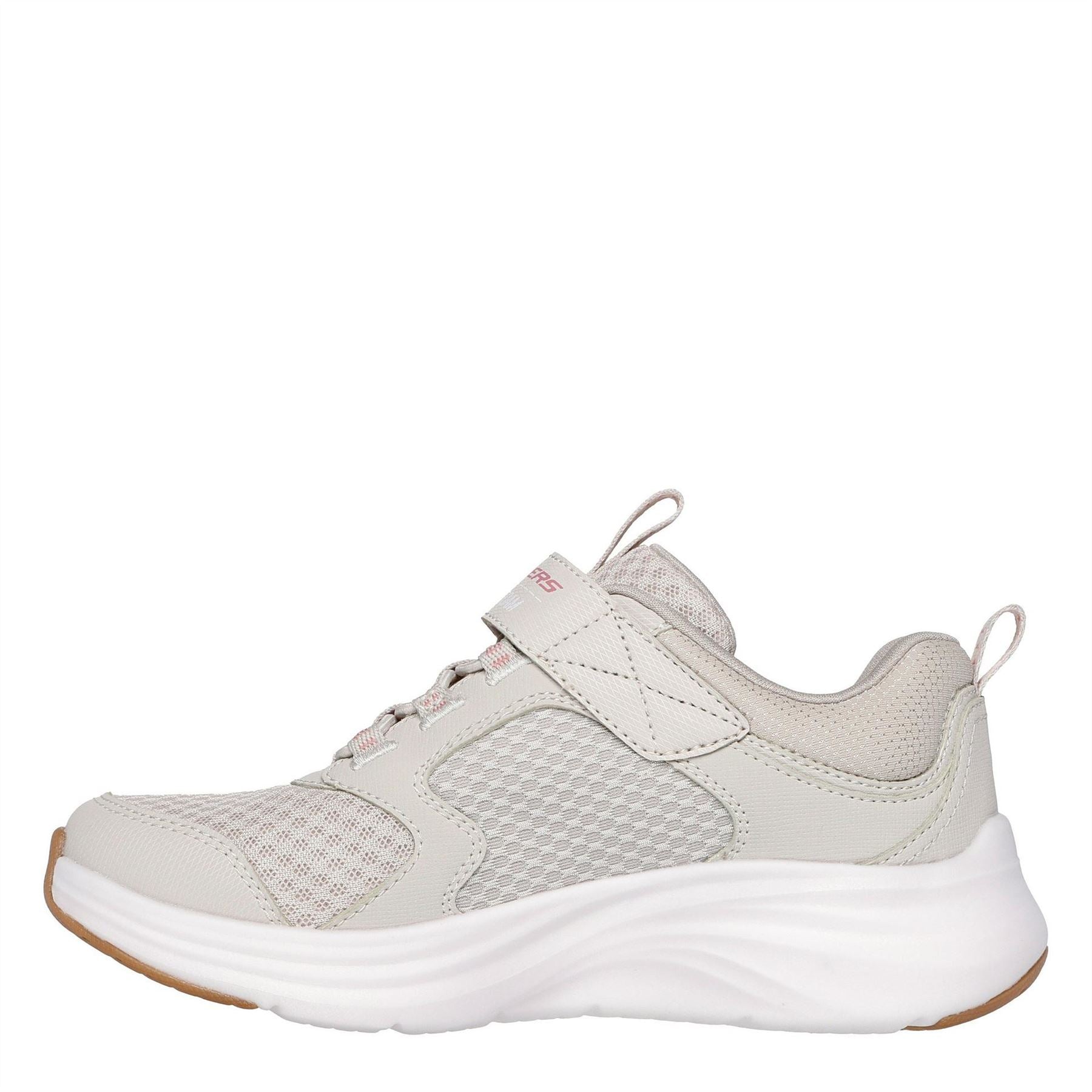 Skechers And Strap Qtr Overlay Mesh S Slip On Trainers Unisex Kids