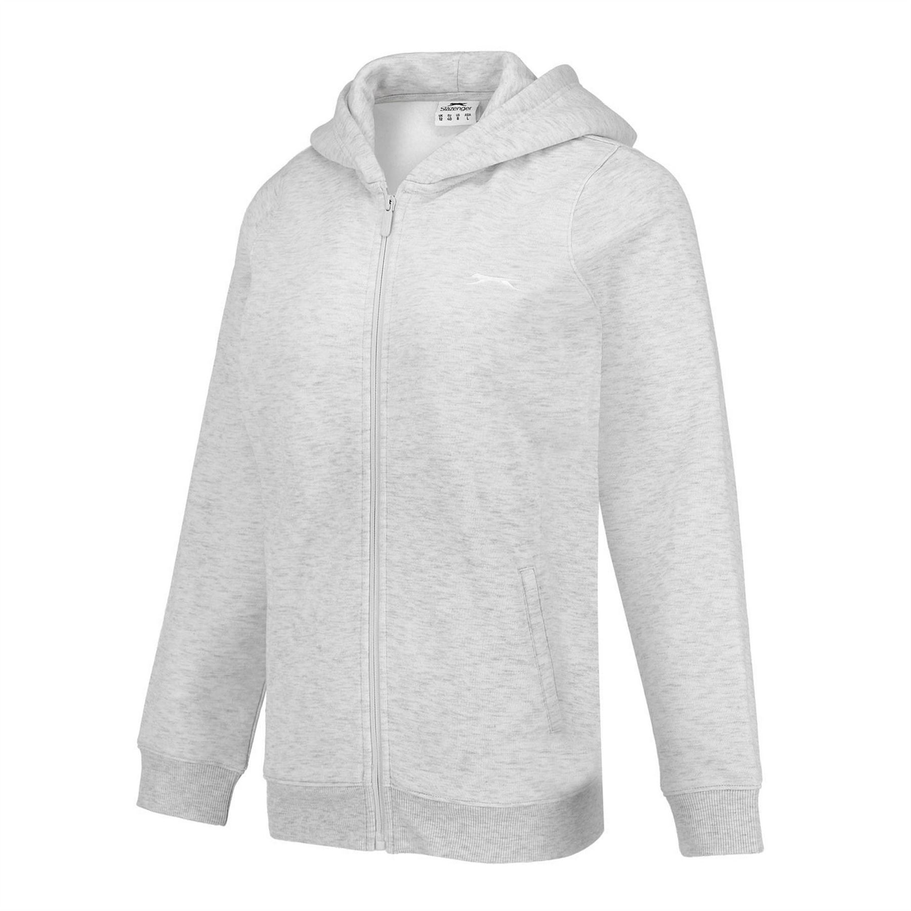 Slazenger Womens Fitted Full Zip Hoodie