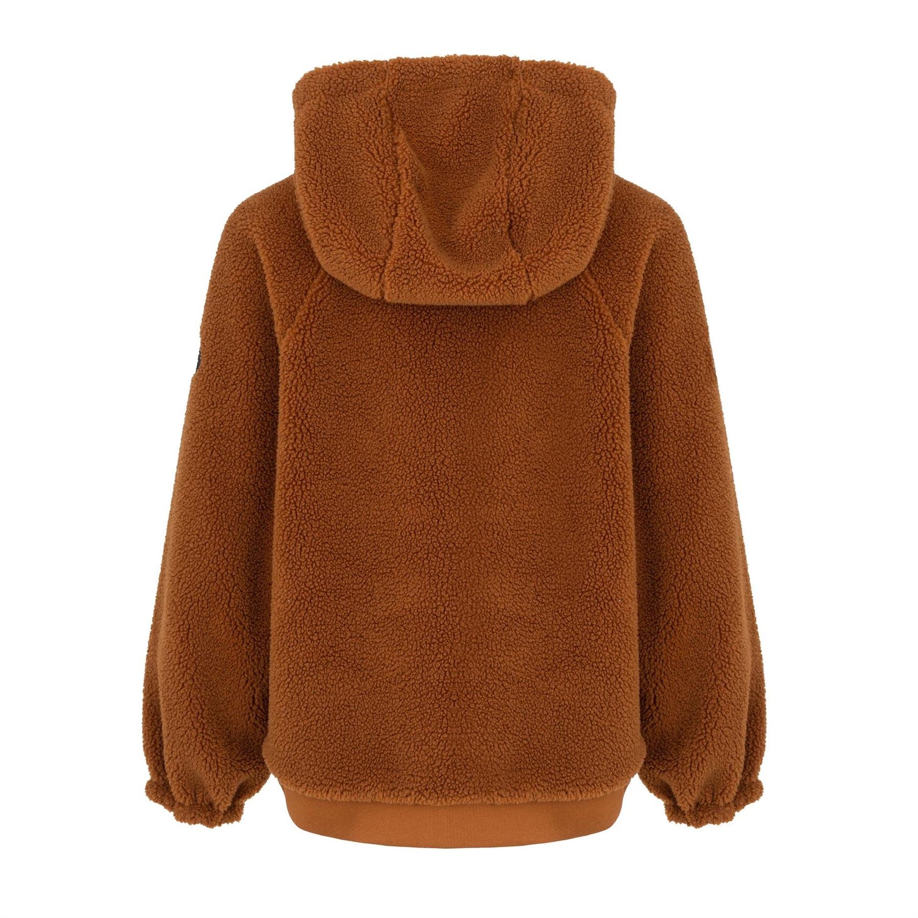Firetrap Reversible Sherpa Fleece Hooded Full Zip Long Sleeve Teddy Coat