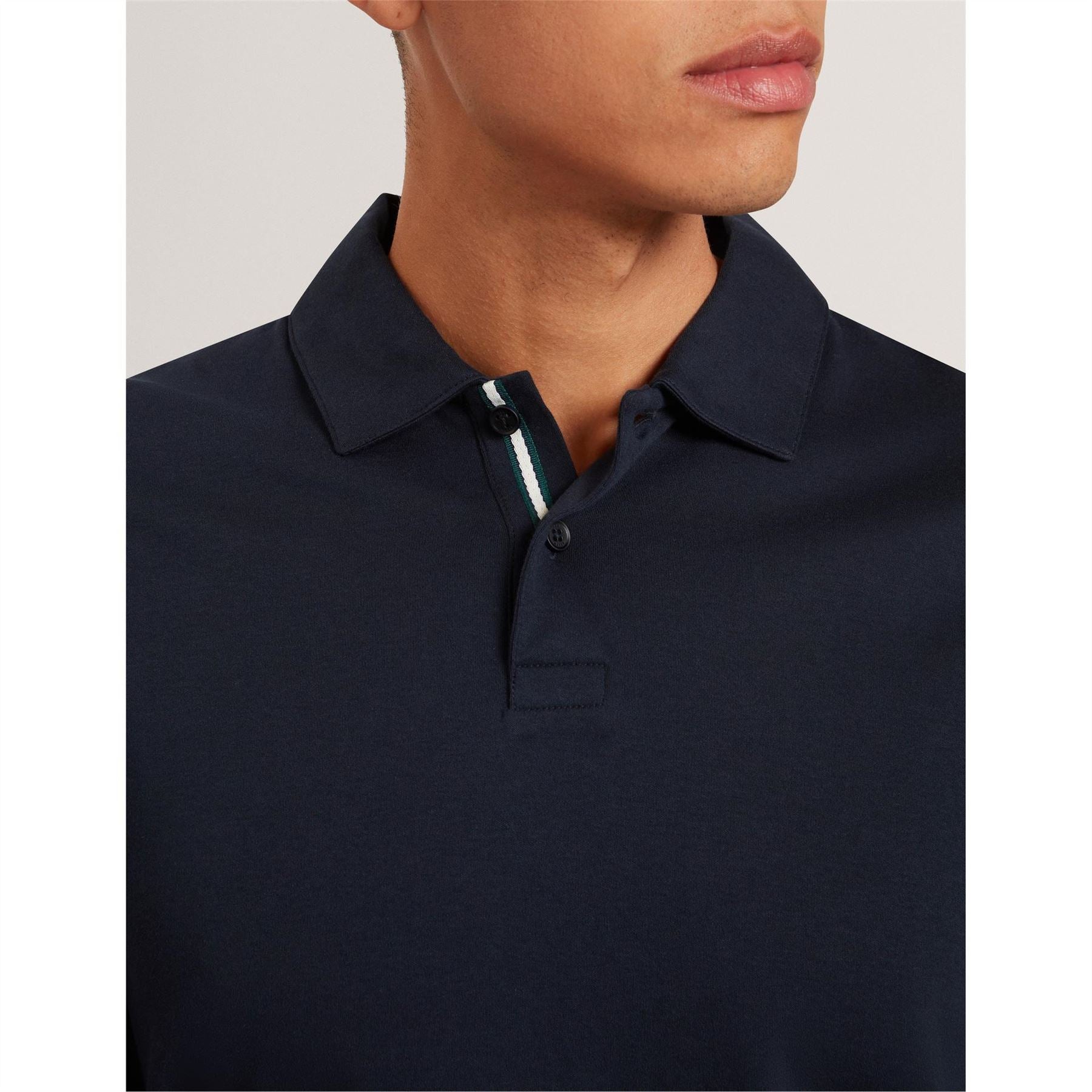 Ted Baker Mercerised Collared Neck Short Sleeve Polo Shirt