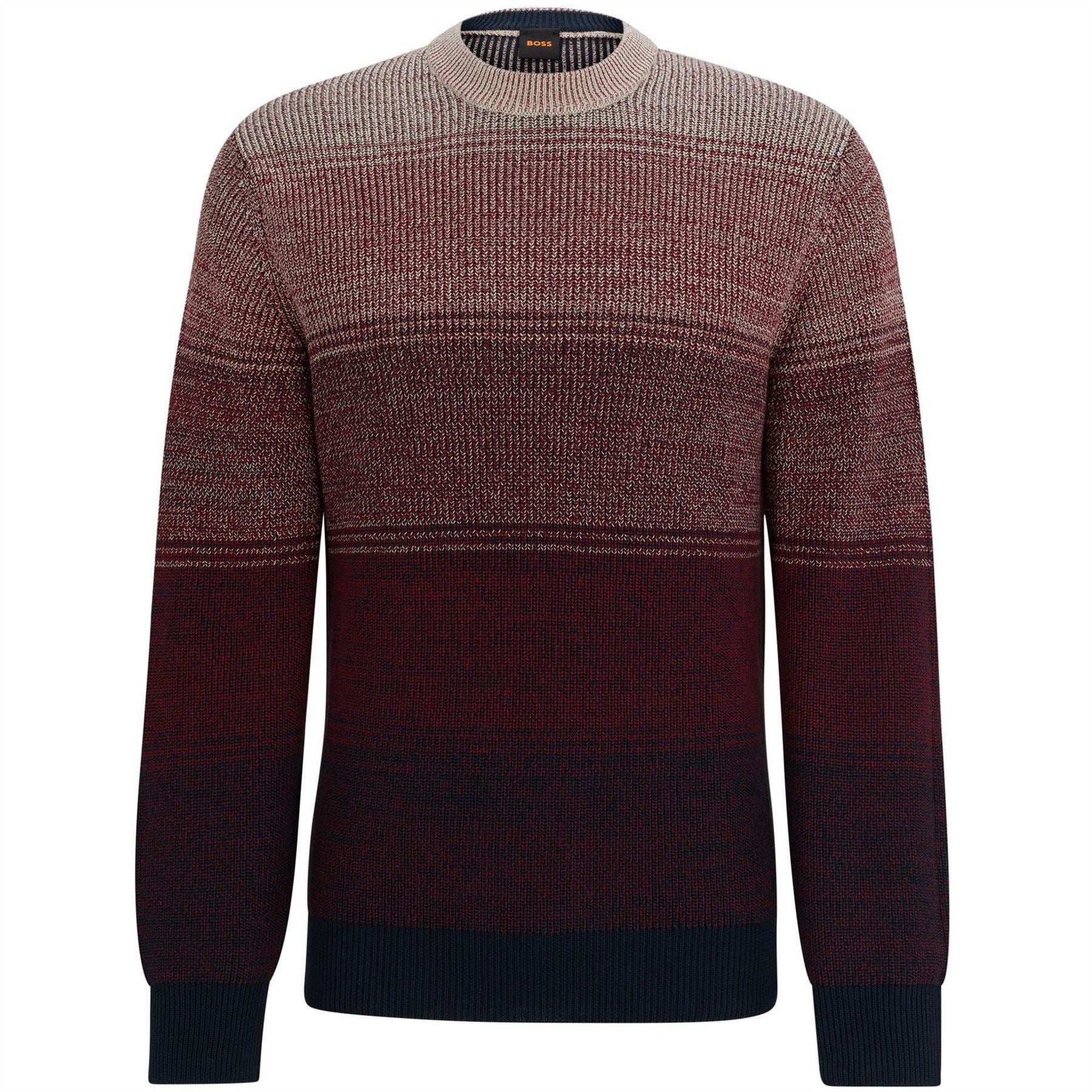 Boss Crew Neck Long Sleeve Regular Fit Sweater