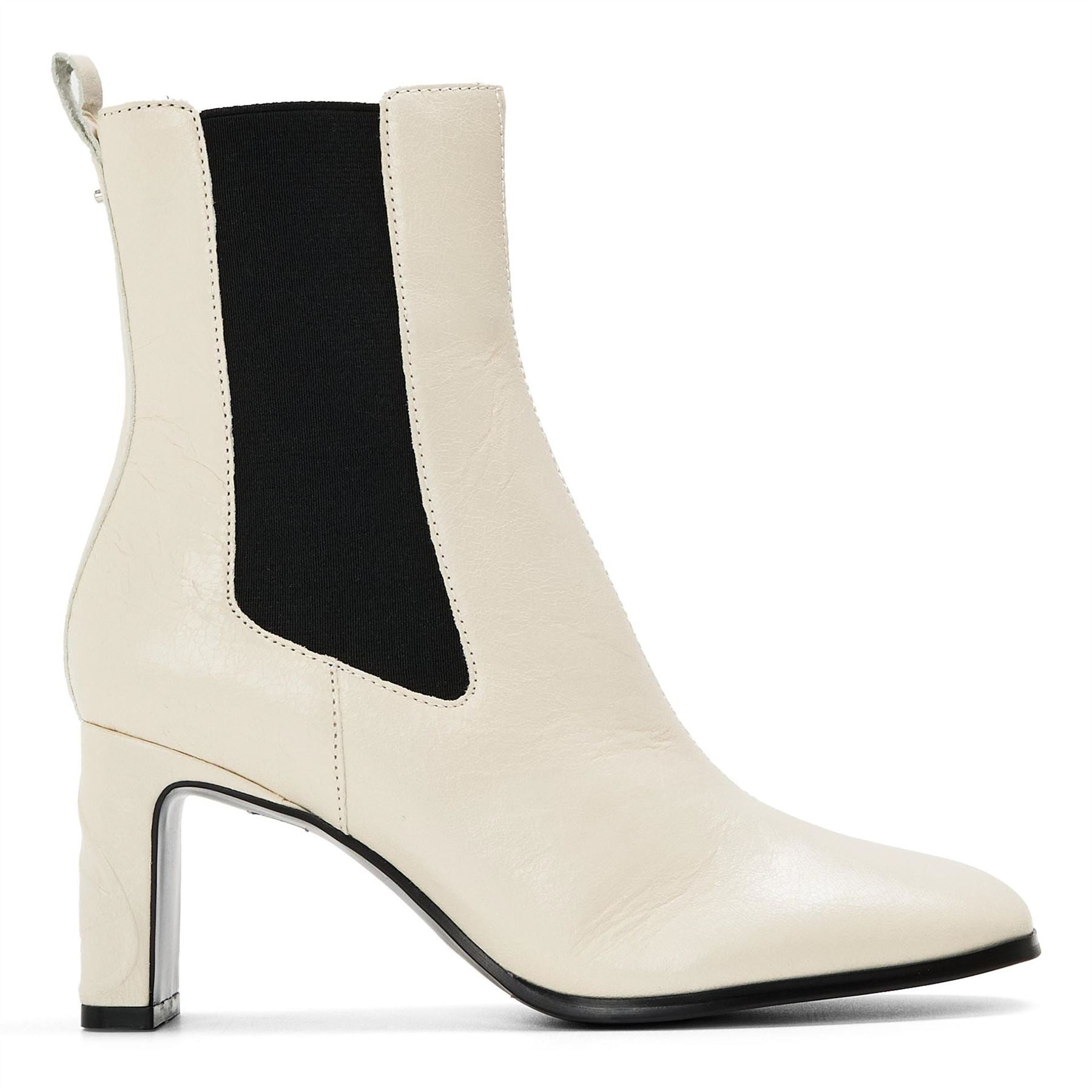 Diesel Textured Patterned Giove Chelsea Boots with Block Heel
