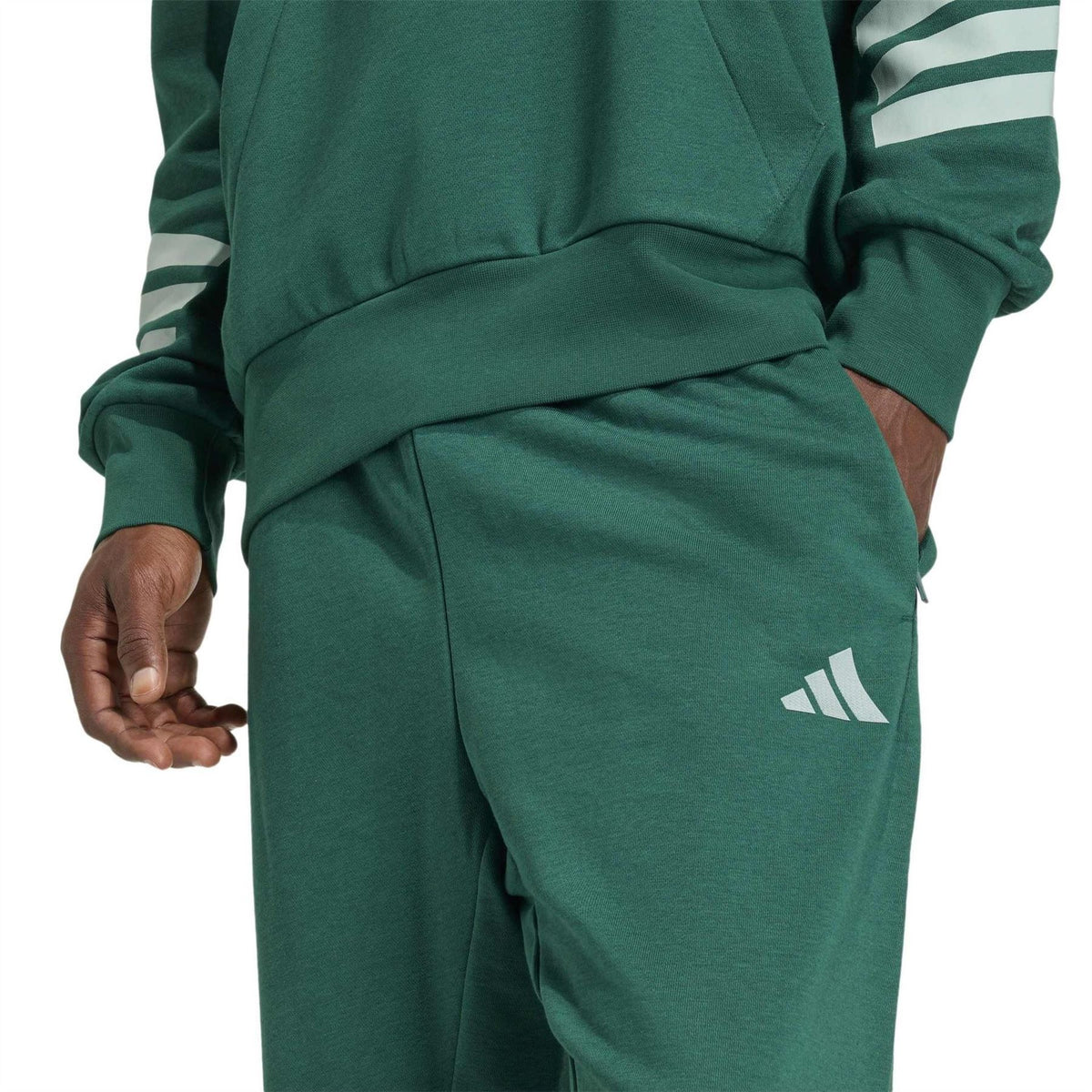 adidas Three Stripes Slim Tapered Running Pants