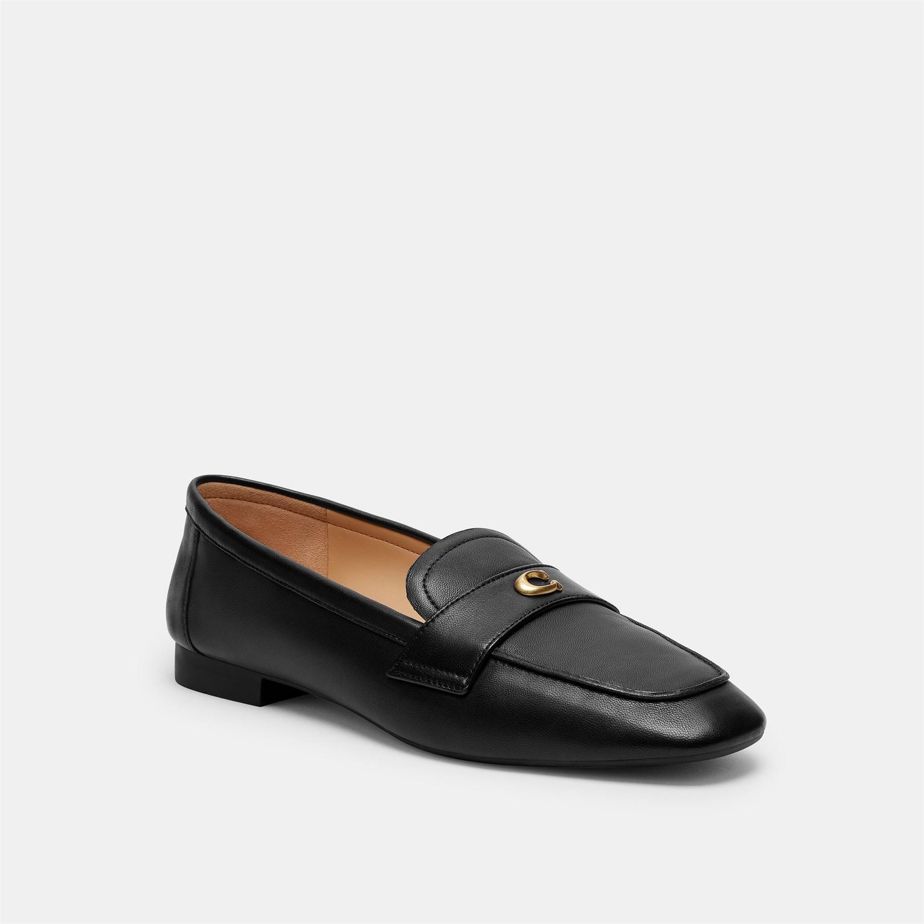 Coach Geometric Patterned Sculpted Penny Loafers