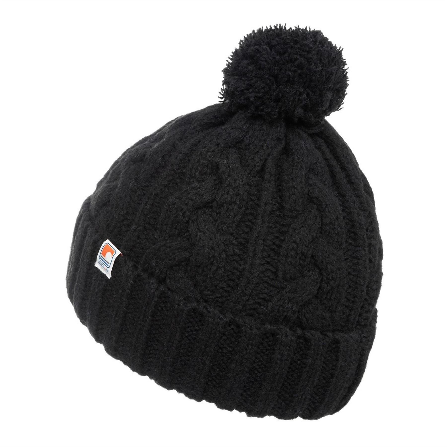 SoulCal Adjustable Cuff Bobble Hat