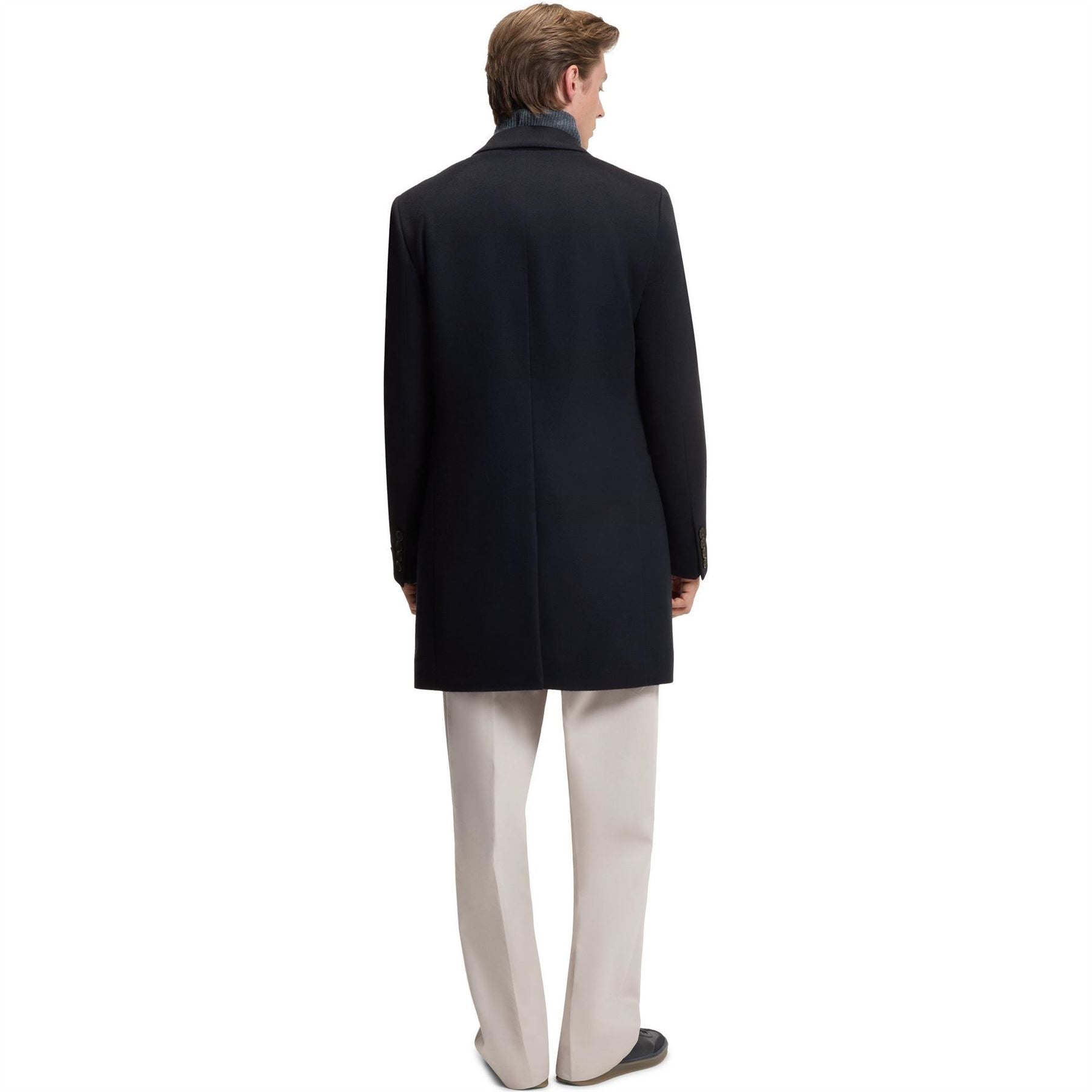 Boss BECKHAM Wool Cashmere Overcoat
