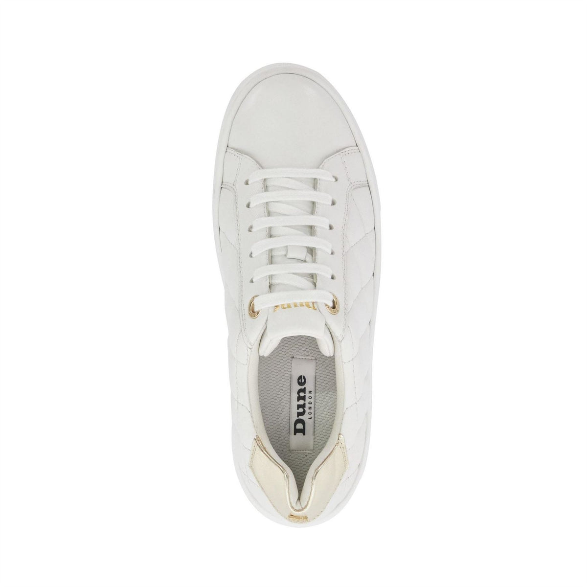 Dune London Elizas Quilted Wedge Heel Trainers