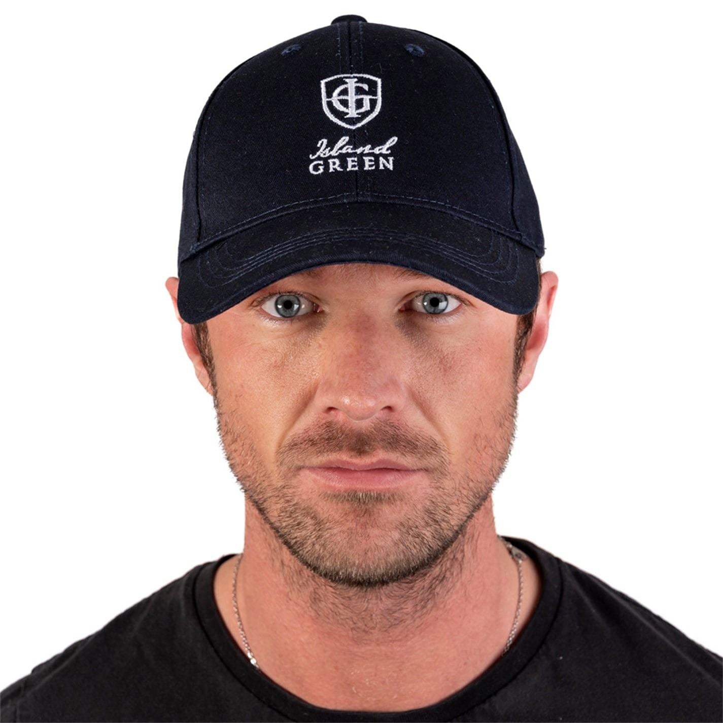 Island Green Mens Golf Performance Baseball Cap