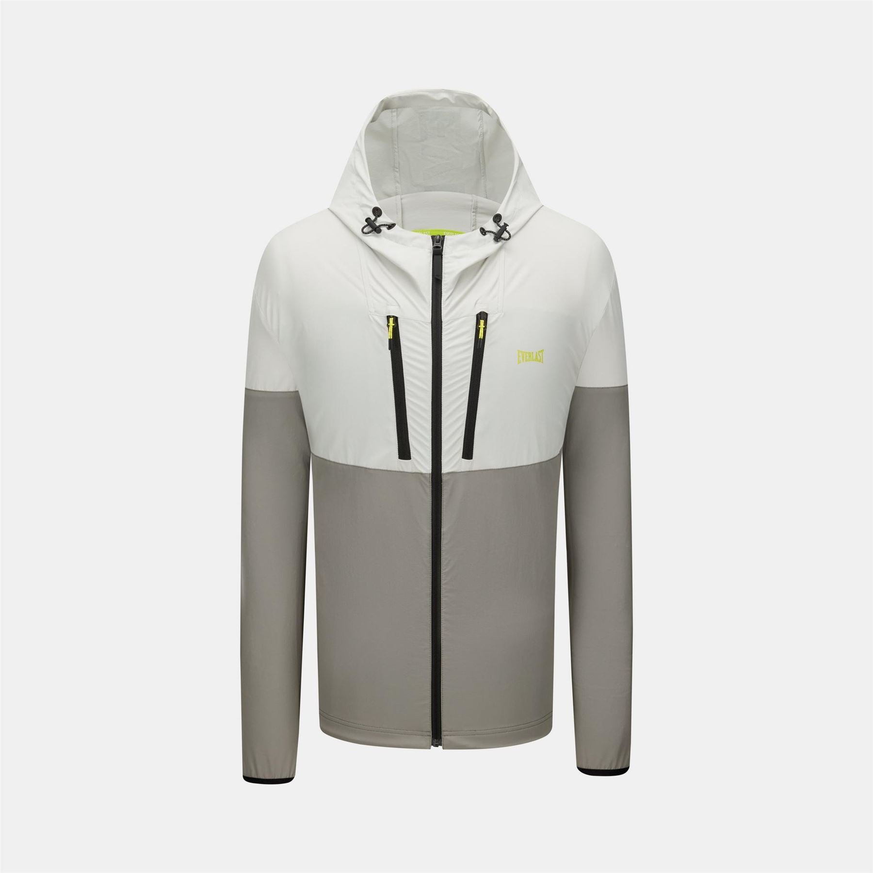 Everlast NRG Color Block Hooded Drawstring Track Jacket with Logo