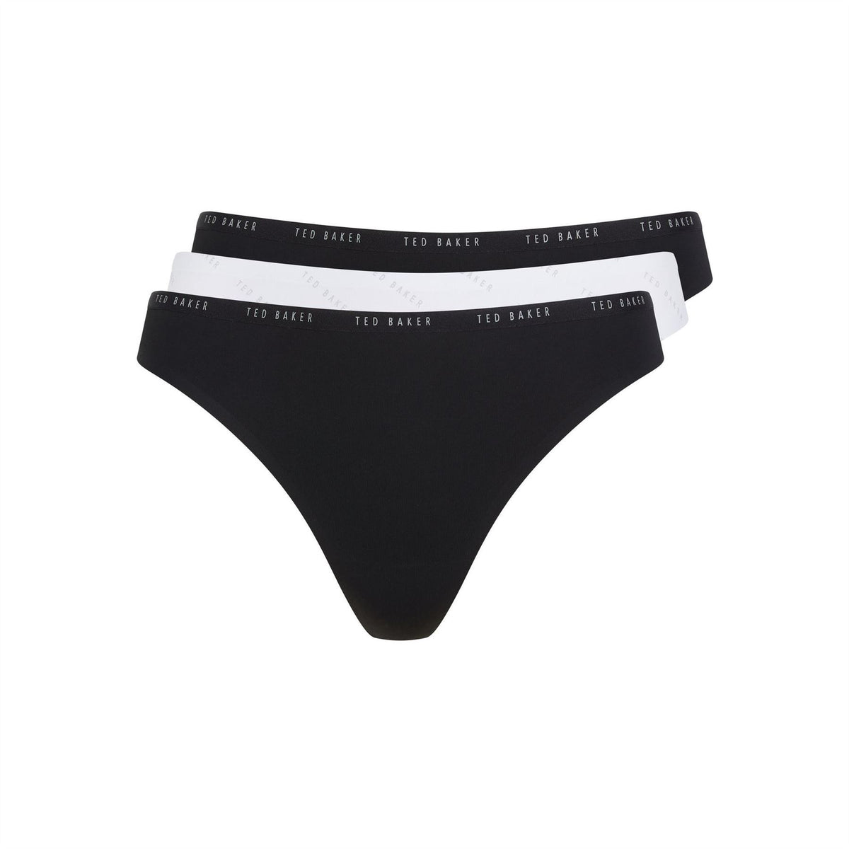 Ted Baker 3 Pack All Over Logo Thong