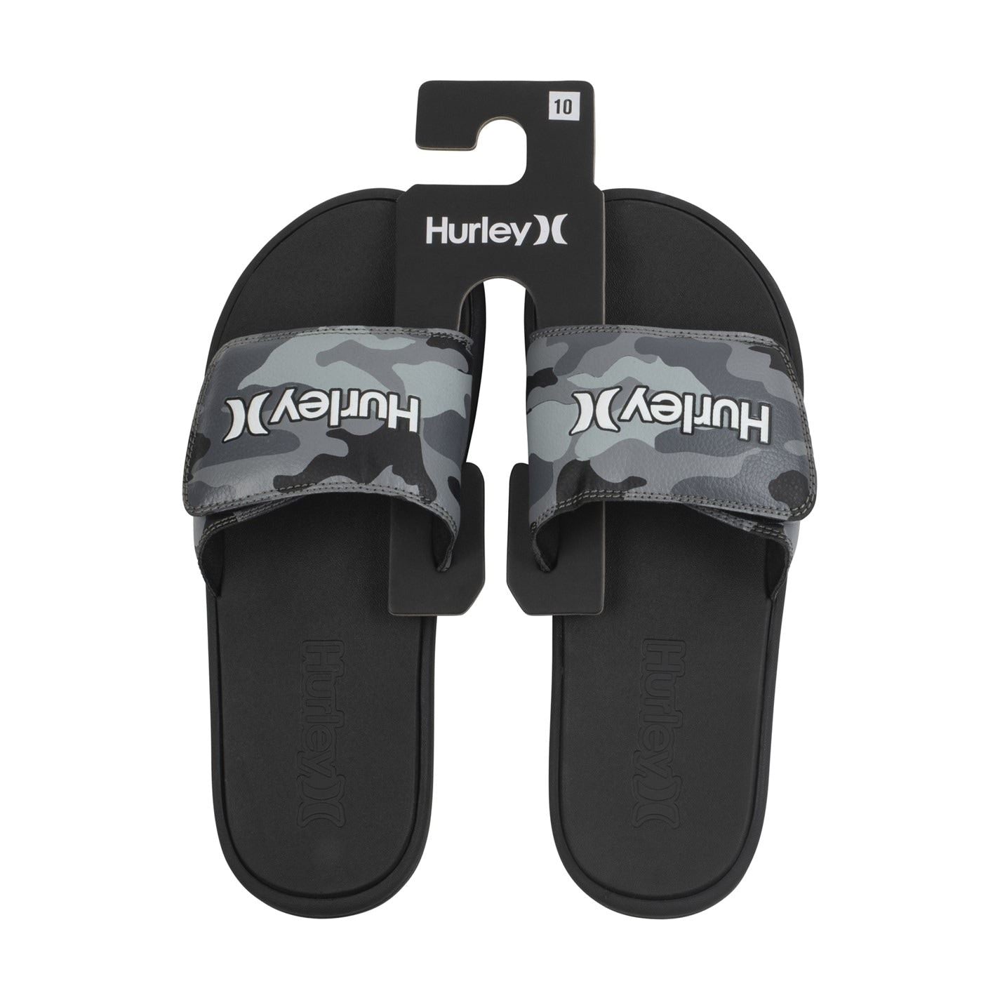 Hurley Vel Flip Slides Sandals