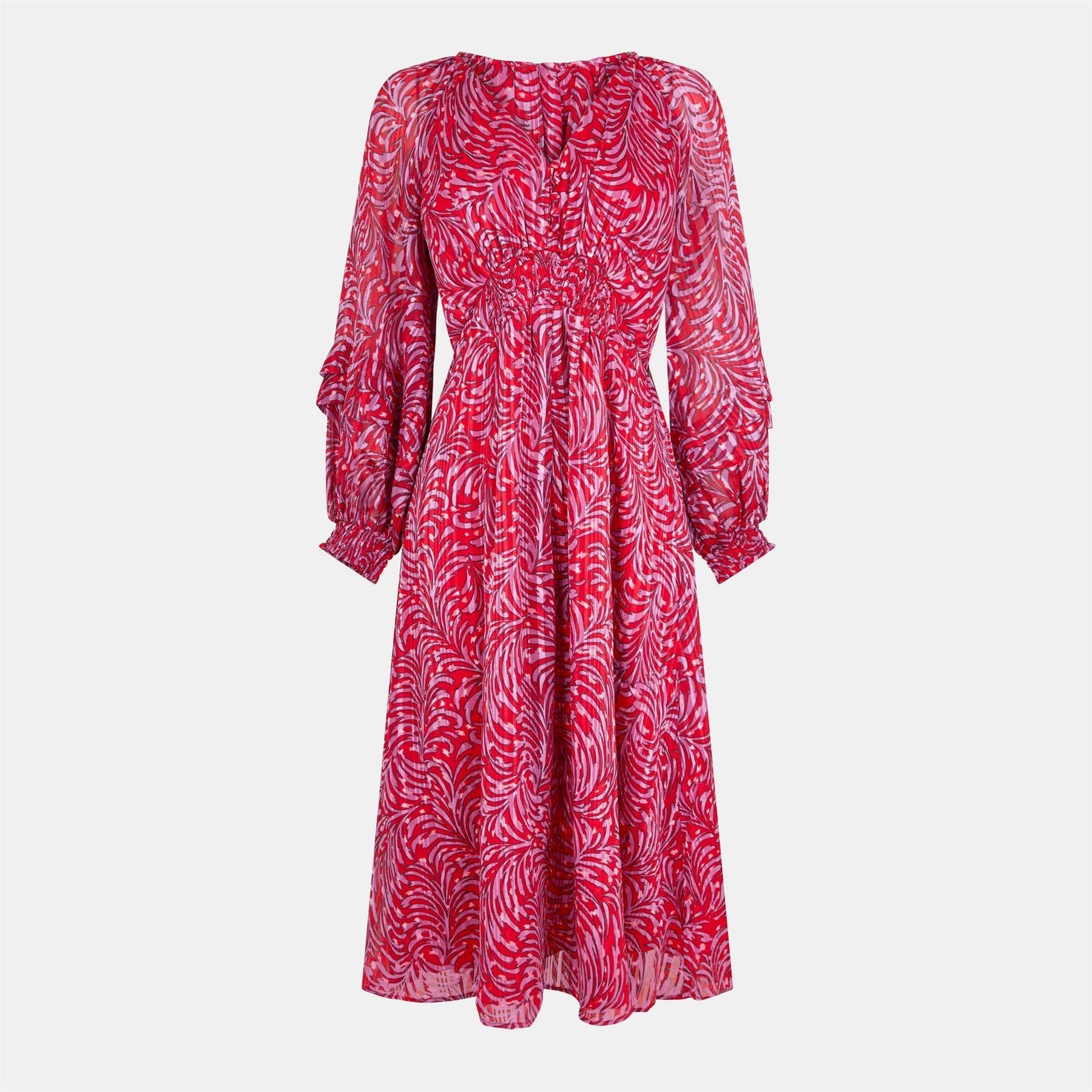 French Connection Calista Midi A Line Dress