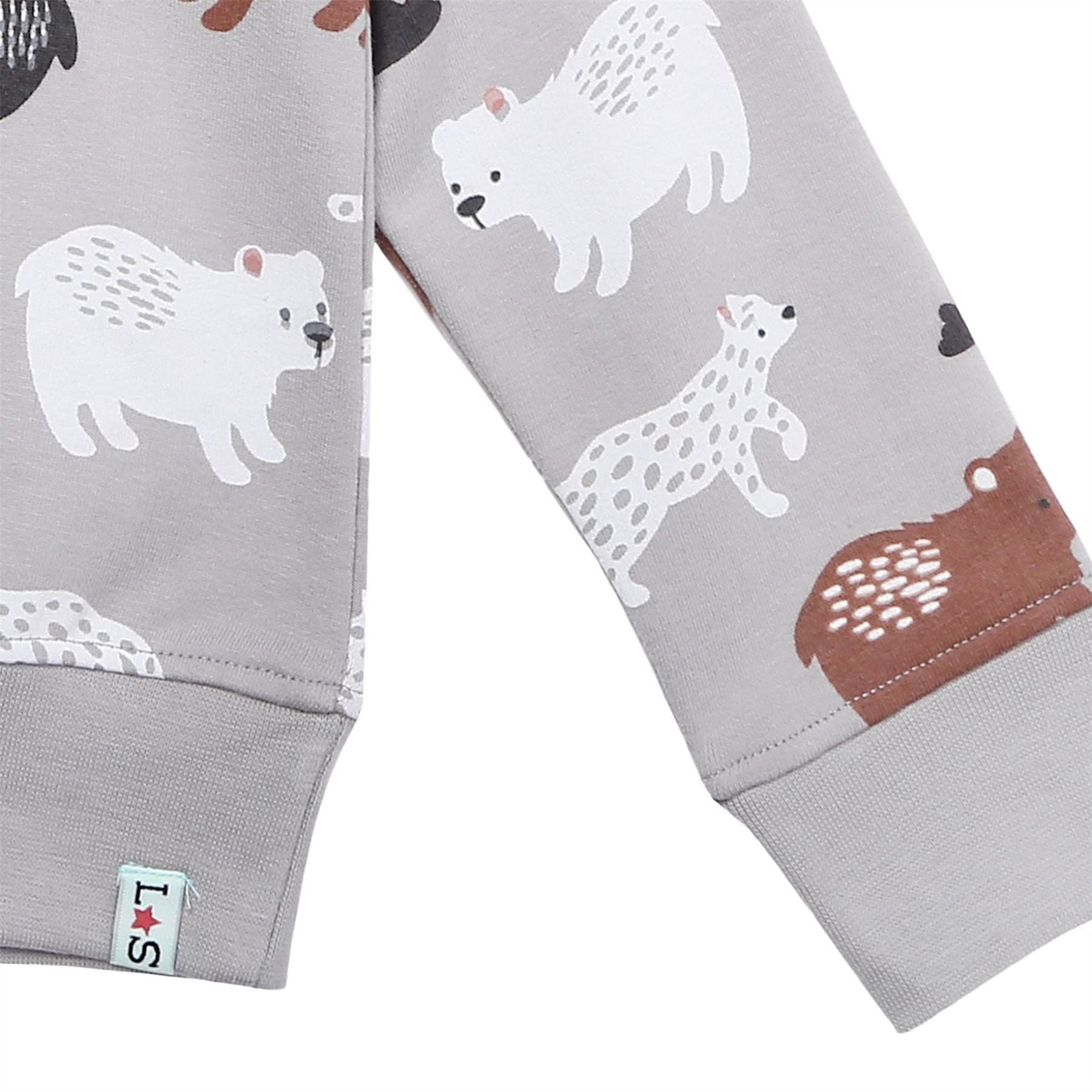 Lilly and Sid Animal Raglan Sleeve Sweatshirt