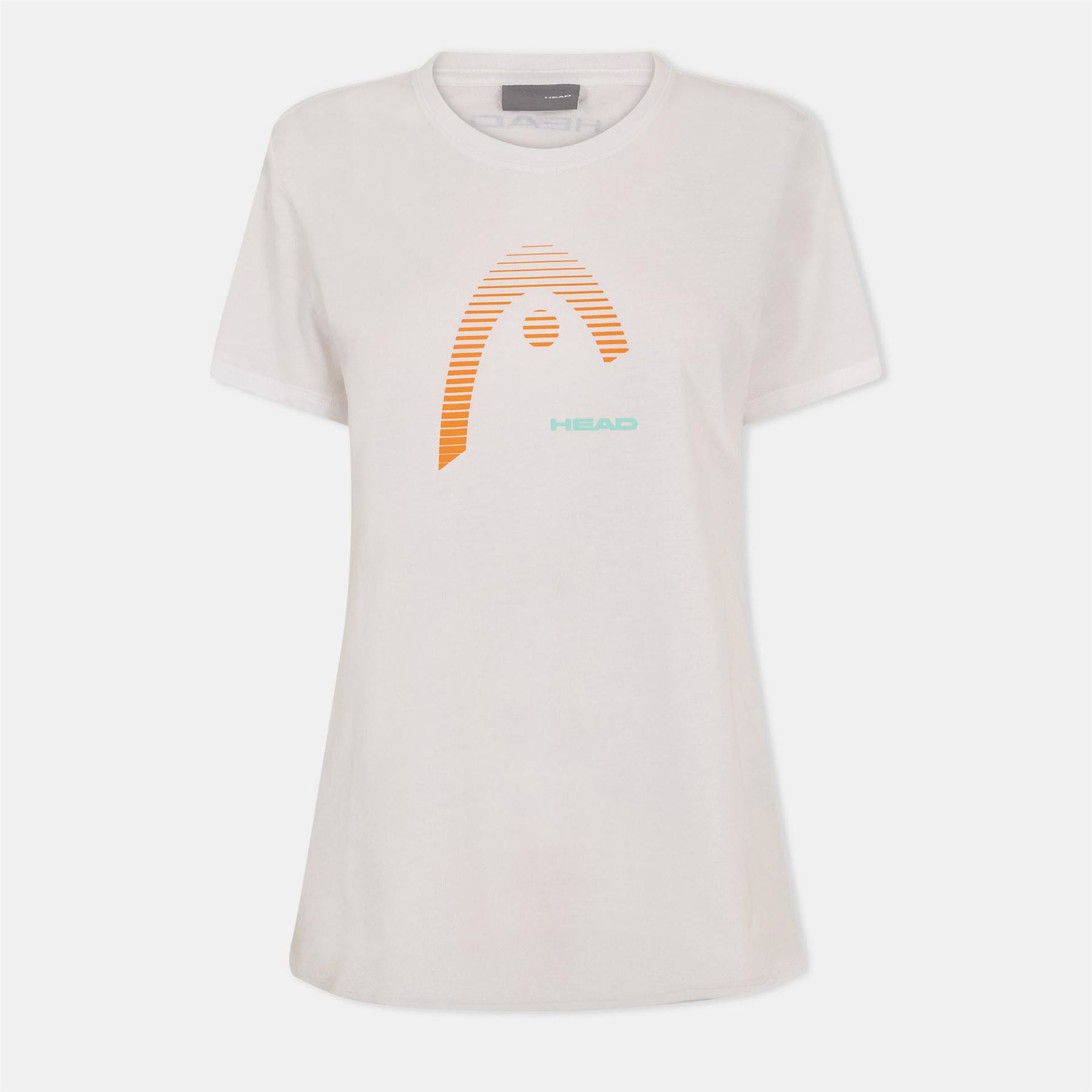 HEAD Club Lara Crew Neck Ribbed Collar Short Sleeve T-Shirt