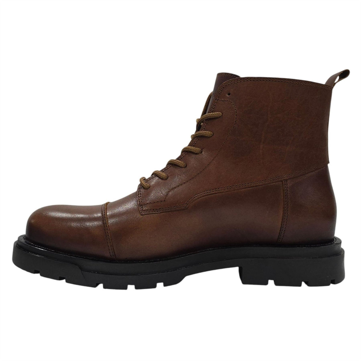 Firetrap Albon Leather Ankle Lace Up Hiker Rugged Boots