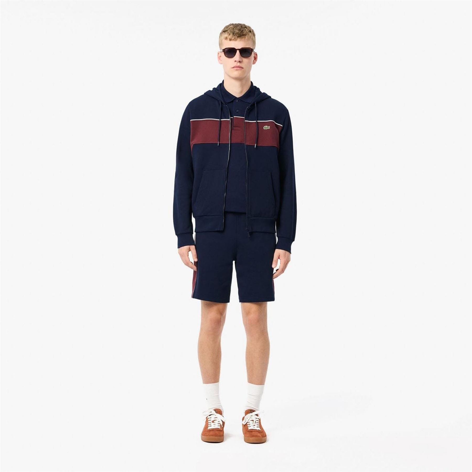 Lacoste Up Colour Block Hoodie