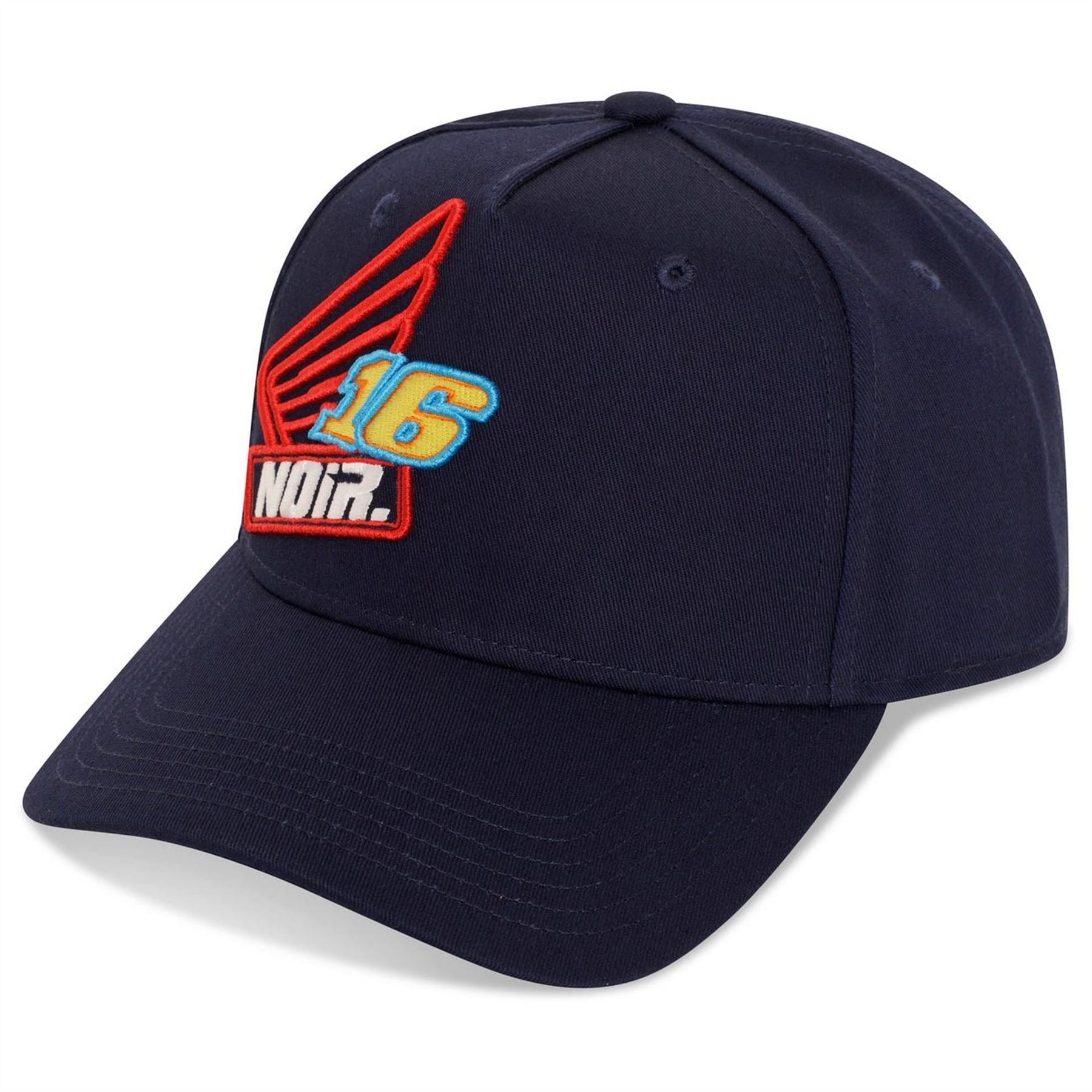 Societe Noir Racer Snapback Cap with Lettering