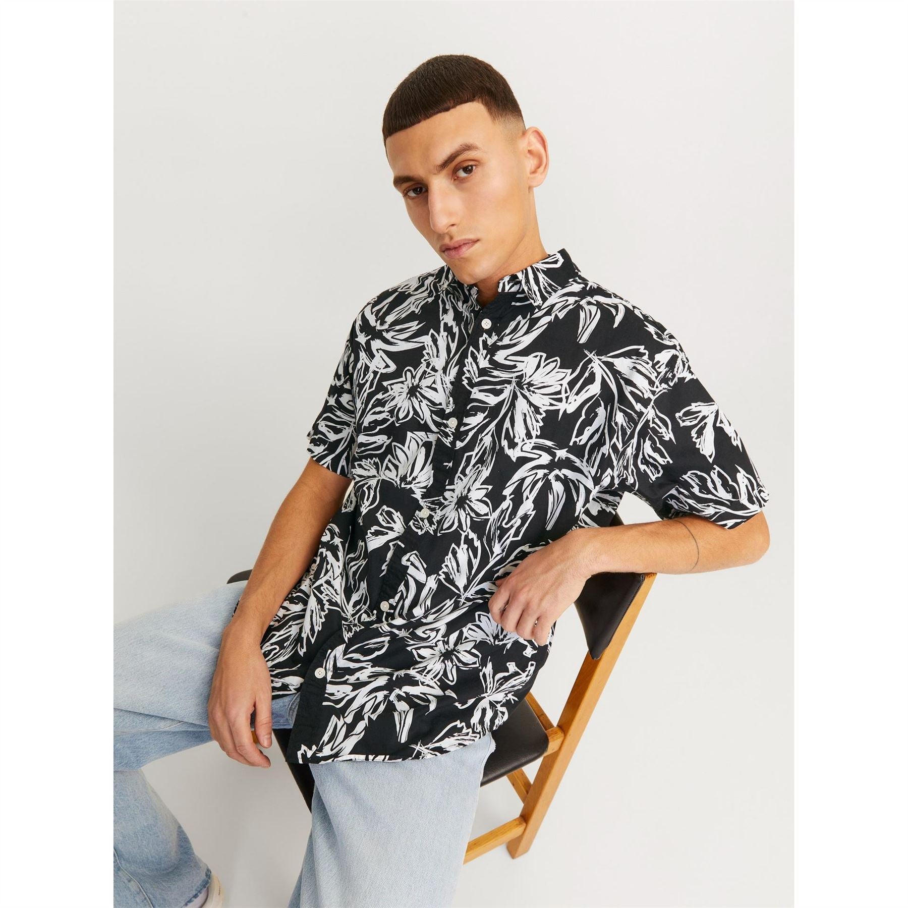 Jack and Jones All Over Print Short Sleeve Shirt